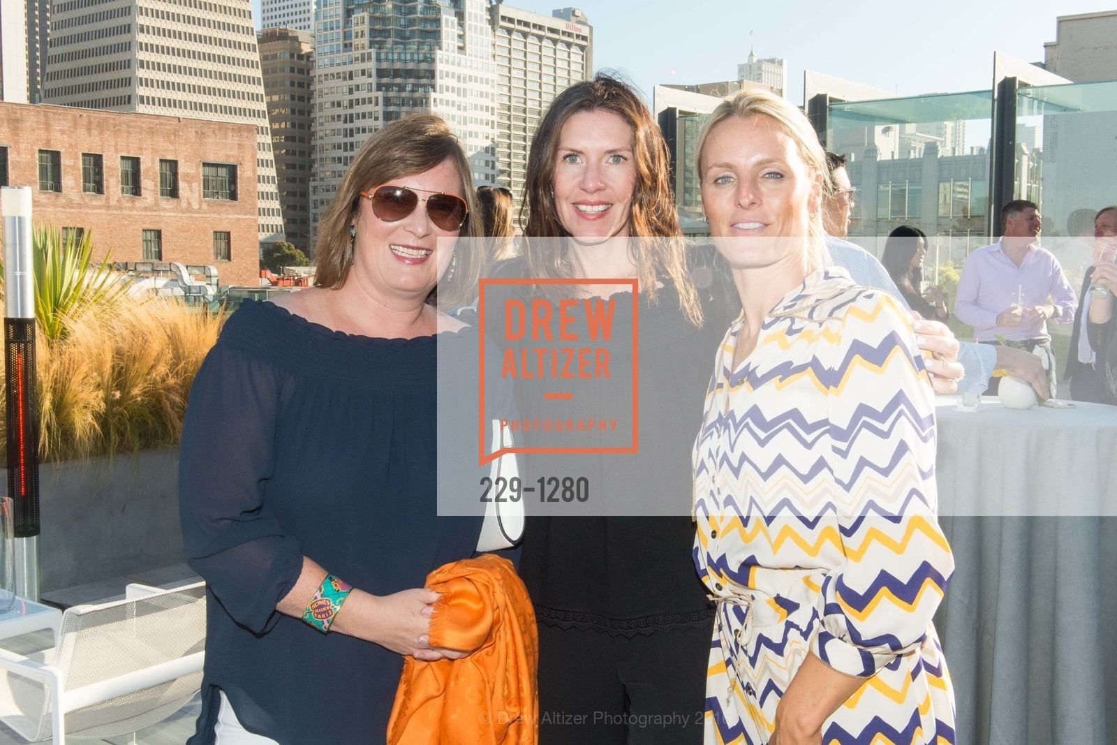 Kate Parsons, Shawn Sabarese, Billie Buck, Hiball and Alta Palla Summer Cocktail Event, US. 717 Battery Street, June 22nd, 2016, Photo #229-1280 Kate Parsons, Shawn Sabarese, Billie Buck, Photo #229-1280
