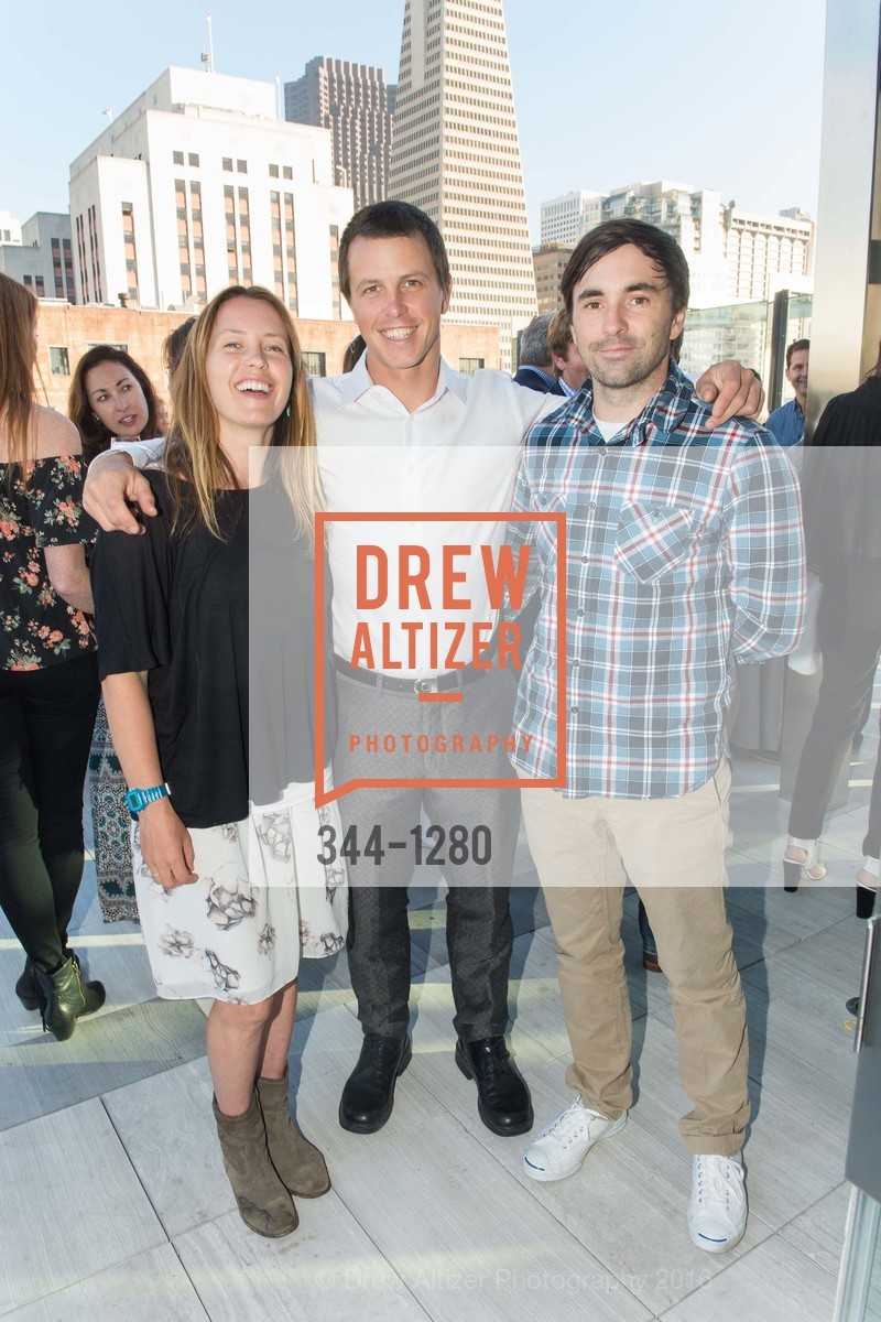 Ingrid Backstrom, Ralph Backstrom, Nate Bosshard, Hiball and Alta Palla Summer Cocktail Event, US. 717 Battery Street, June 22nd, 2016, Photo #344-1280 Ingrid Backstrom, Ralph Backstrom, Nate Bosshard, Photo #344-1280