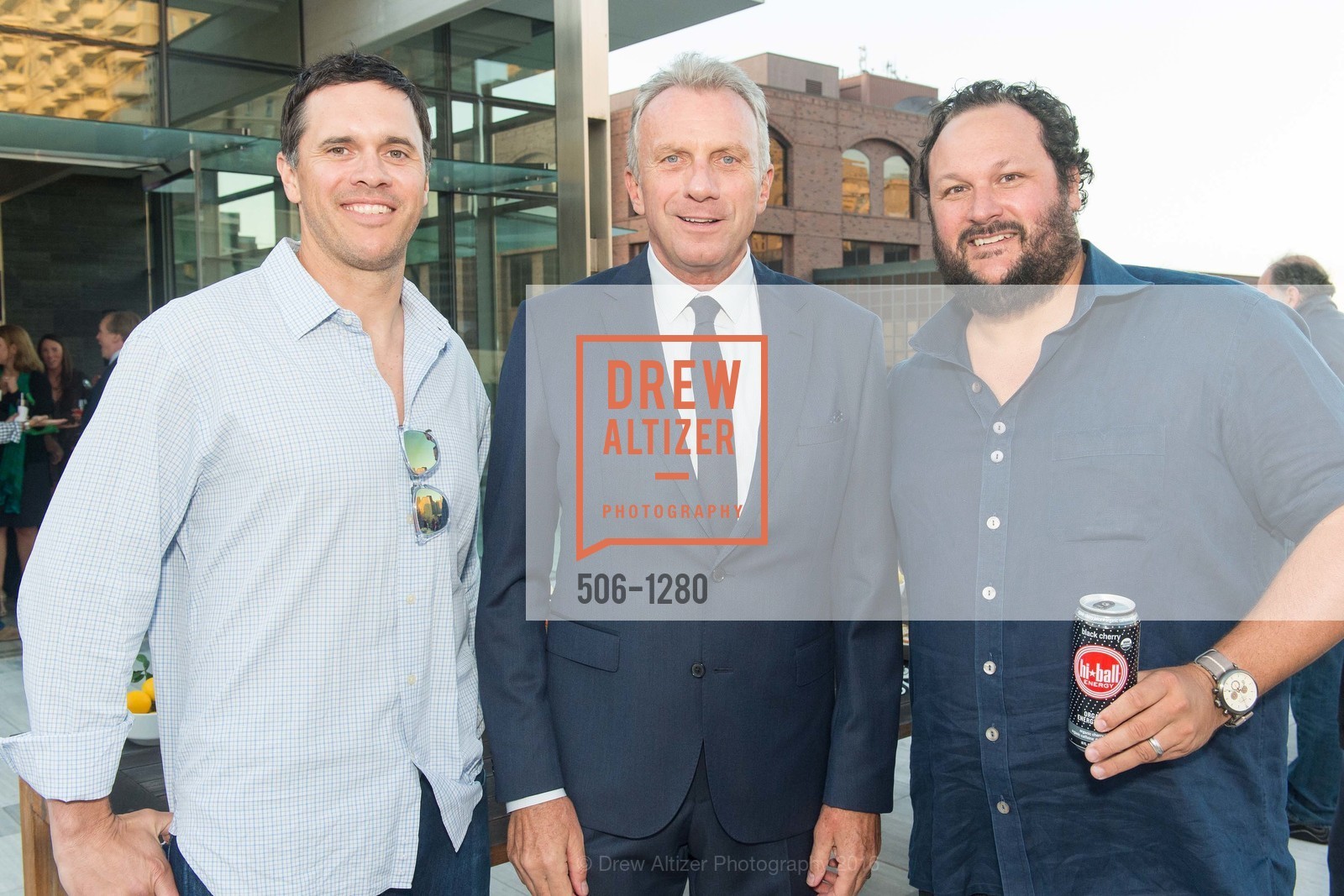 Dan Craytor, Joe Montana, Todd Berardi, Hiball and Alta Palla Summer Cocktail Event, US. 717 Battery Street, June 22nd, 2016, Photo #506-1280 Dan Craytor, Joe Montana, Todd Berardi, Photo #506-1280