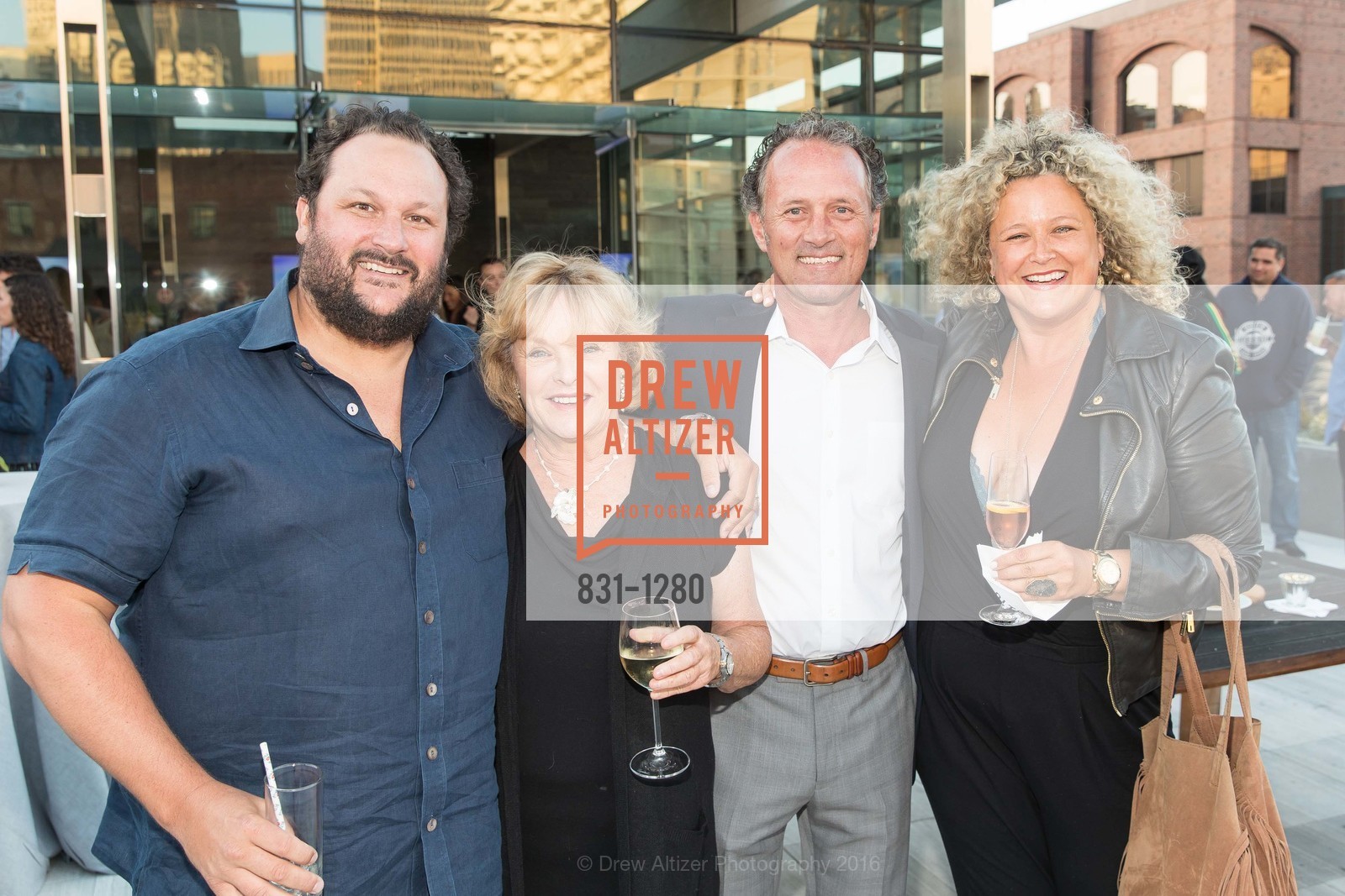 Todd Berardi, Marsha Berardi, Jason Wynne, Allison Berardi, Hiball and Alta Palla Summer Cocktail Event, US. 717 Battery Street, June 22nd, 2016, Photo #831-1280 Todd Berardi, Marsha Berardi, Jason Wynne, Allison Berardi, Photo #831-1280