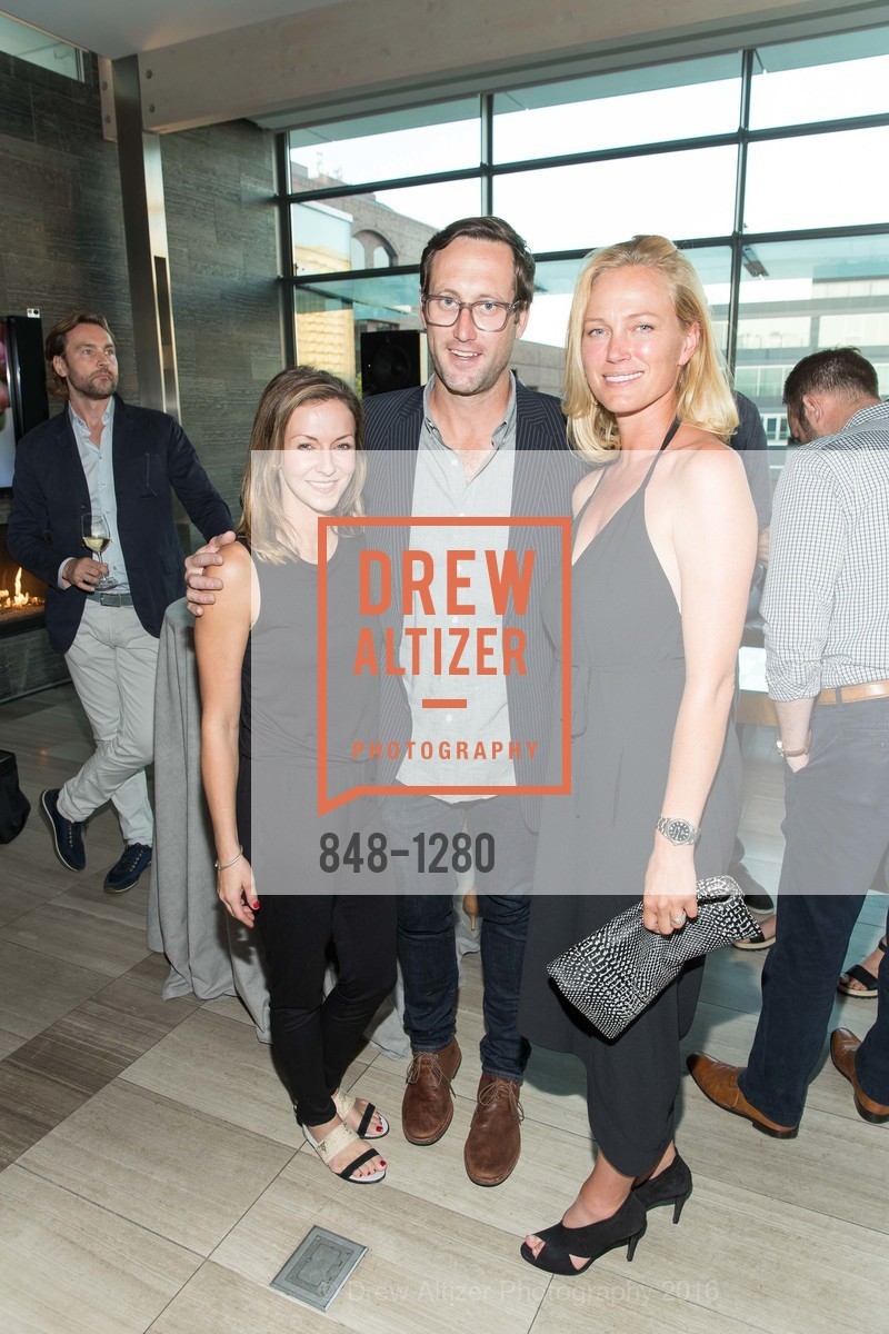 Melissa Scales, Justin Grosch, Malia Moseley, Hiball and Alta Palla Summer Cocktail Event, US. 717 Battery Street, June 22nd, 2016, Photo #848-1280 Melissa Scales, Justin Grosch, Malia Moseley, Photo #848-1280