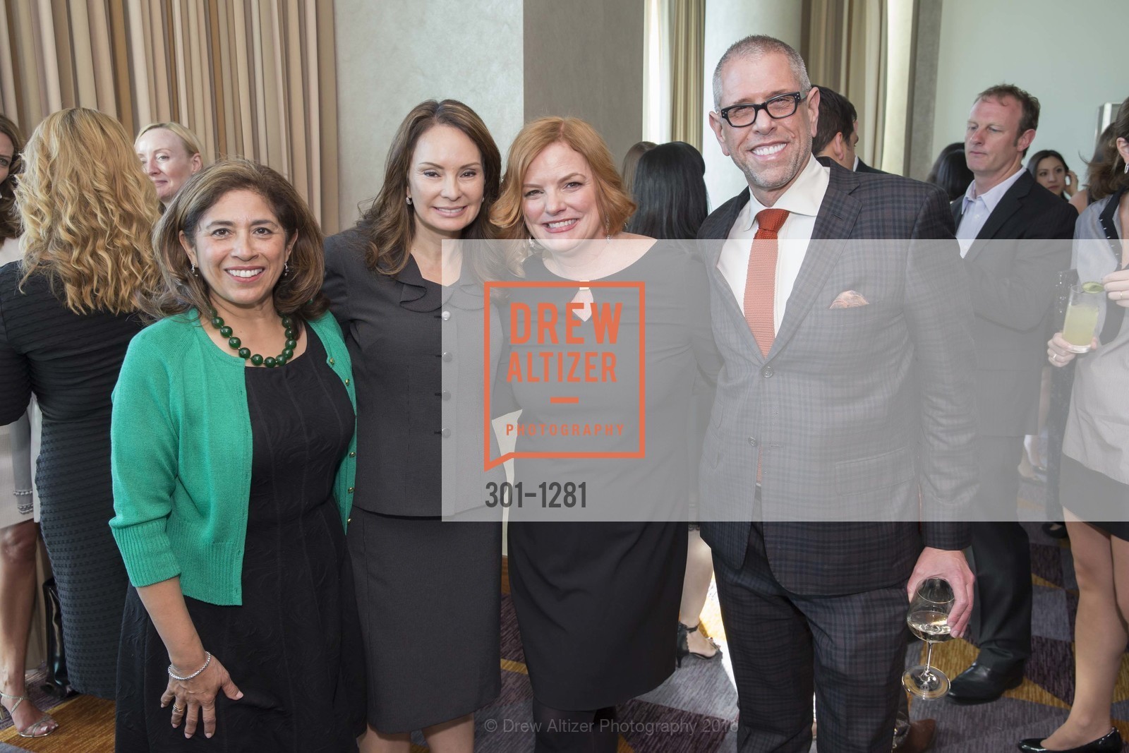 Elmy Bermejo, Rosa Rios, Kimberly Noelle Charles, Andrew Freeman, Dress for Success 11th Annual Gala, US. Intercontinental Hotel, June 22nd, 2016, Photo #301-1281 Elmy Bermejo, Rosa Rios, Kimberly Noelle Charles, Andrew Freeman, Photo #301-1281