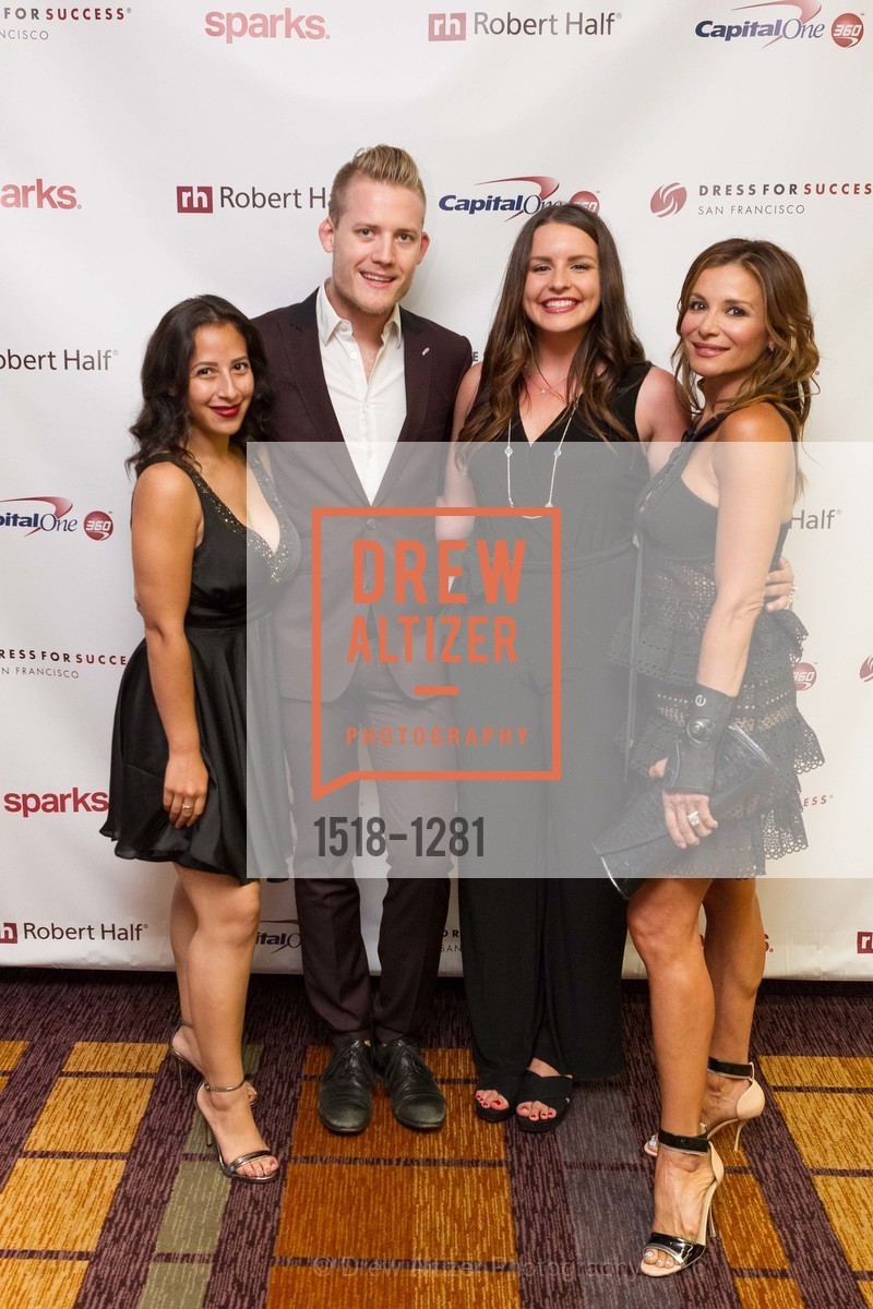 Christina Soza, Mark Olson, Leah Huehne, Claudia Ross, Dress for Success 11th Annual Gala, US. Intercontinental Hotel, June 22nd, 2016, Photo #1518-1281 Christina Soza, Mark Olson, Leah Huehne, Claudia Ross, Photo #1518-1281