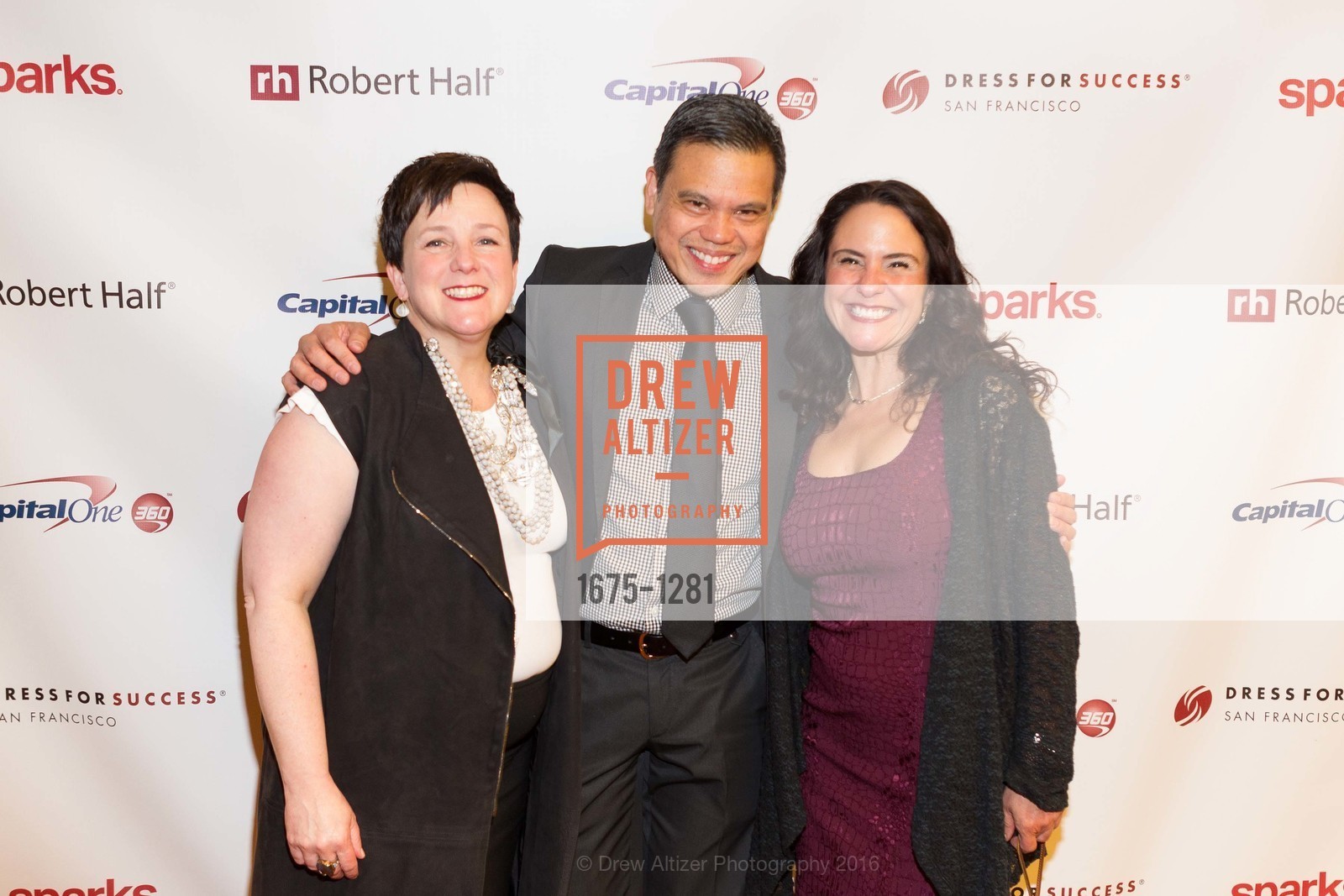 Angela Smalley, Angelo Severino, Joann Cianciulli, Dress for Success 11th Annual Gala, US. Intercontinental Hotel, June 22nd, 2016, Photo #1675-1281 Angela Smalley, Angelo Severino, Joann Cianciulli, Photo #1675-1281