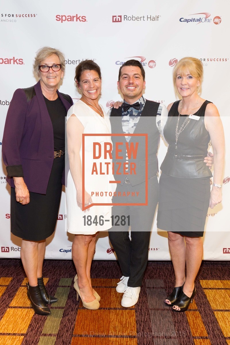 Julie McKillop, Nicole Krassner, Jake Wall, Deborah Harrison, Dress for Success 11th Annual Gala, US. Intercontinental Hotel, June 22nd, 2016, Photo #1846-1281 Julie McKillop, Nicole Krassner, Jake Wall, Deborah Harrison, Photo #1846-1281