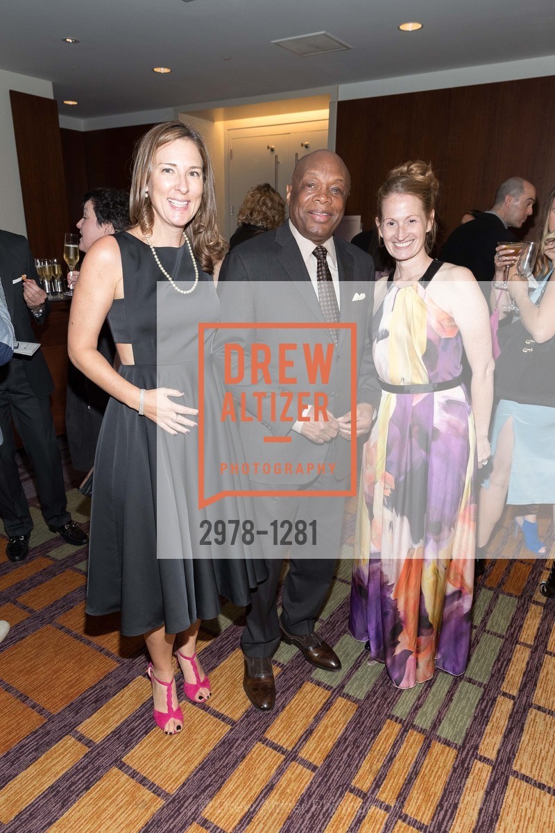 Julie Sims, Willie Brown, Renee Surcouf, Dress for Success 11th Annual Gala, US. Intercontinental Hotel, June 22nd, 2016