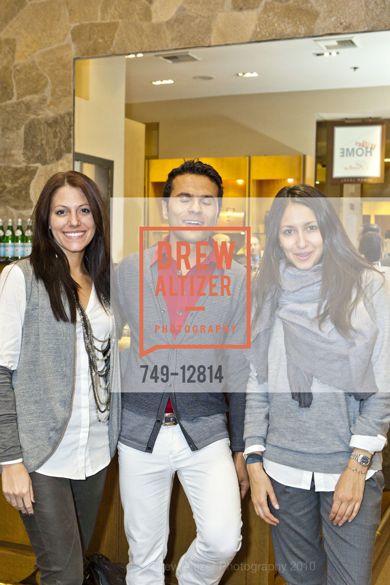 Jessica Debreceni, Leo Da Silva, Leyla Vassighy, AMERICAN HEART ASSOCIATION Gala Launch at Wilkes Bashford, US, November 5th, 2010, Photo #749-12814 Jessica Debreceni, Leo Da Silva, Leyla Vassighy, Photo #749-12814