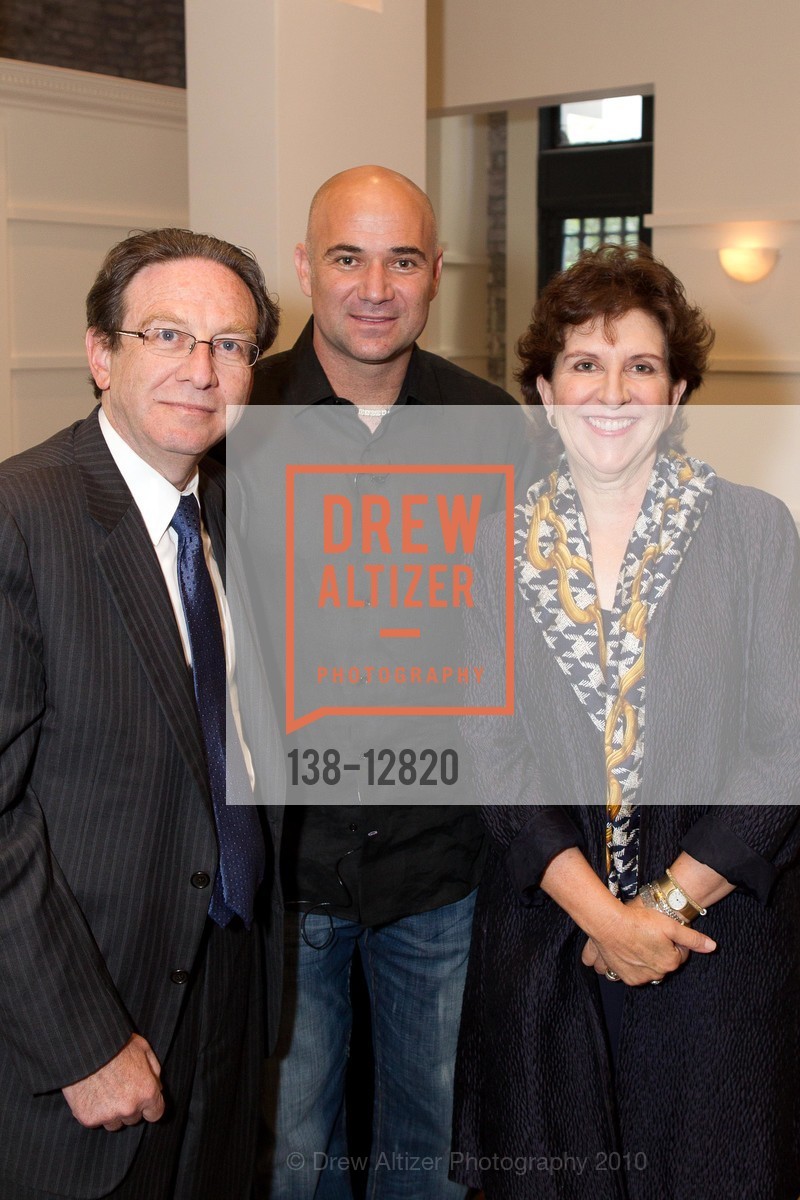 Igor Tartakovsky, Andre Agassi, Anita Friedman, Photo #138-12820