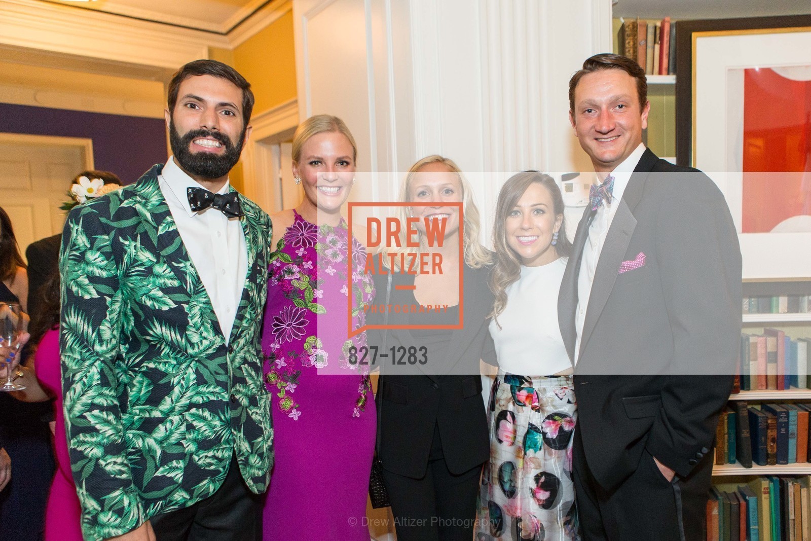 Joe Devin, Courtney Frager, Emily Millman, Rachel COnnors, Morgan Trunnell, Spinsters of San Francisco Annual Ball 2016, US, Photo #827-1283 Joe Devin, Courtney Frager, Emily Millman, Rachel COnnors, Morgan Trunnell, Photo #827-1283