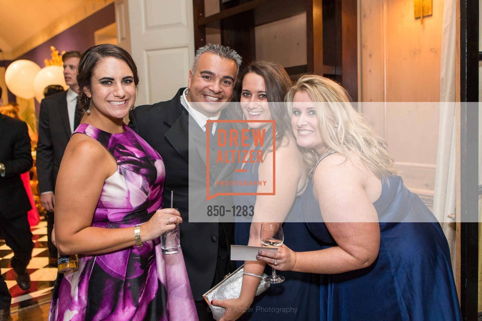 Kathleen Roberts, Andre Velasquez, Laura Roberts, Erin Golden, Spinsters of San Francisco Annual Ball 2016, US, Photo #850-1283 Kathleen Roberts, Andre Velasquez, Laura Roberts, Erin Golden, Photo #850-1283