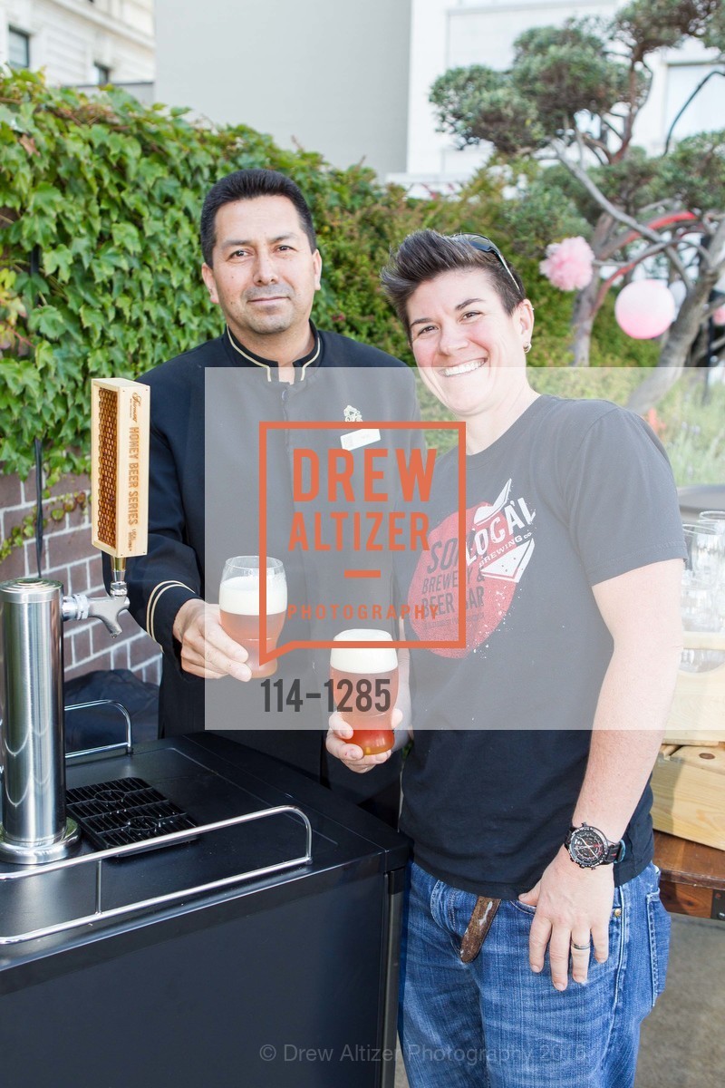 Noel Garcia, Regan Long, Fairmont San Francisco Garden Party, US. Fairmont SF, June 23rd, 2016, Photo #114-1285 Noel Garcia, Regan Long, Photo #114-1285