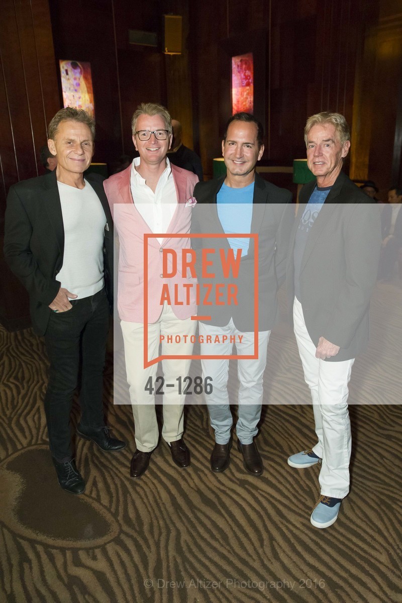 Joe Seiler, John Zowine, Robert Iyanian, Ken Henderson, VIP Pride Party 2016, US. Clift Hotel, June 23rd, 2016, Photo #42-1286 Joe Seiler, John Zowine, Robert Iyanian, Ken Henderson, Photo #42-1286