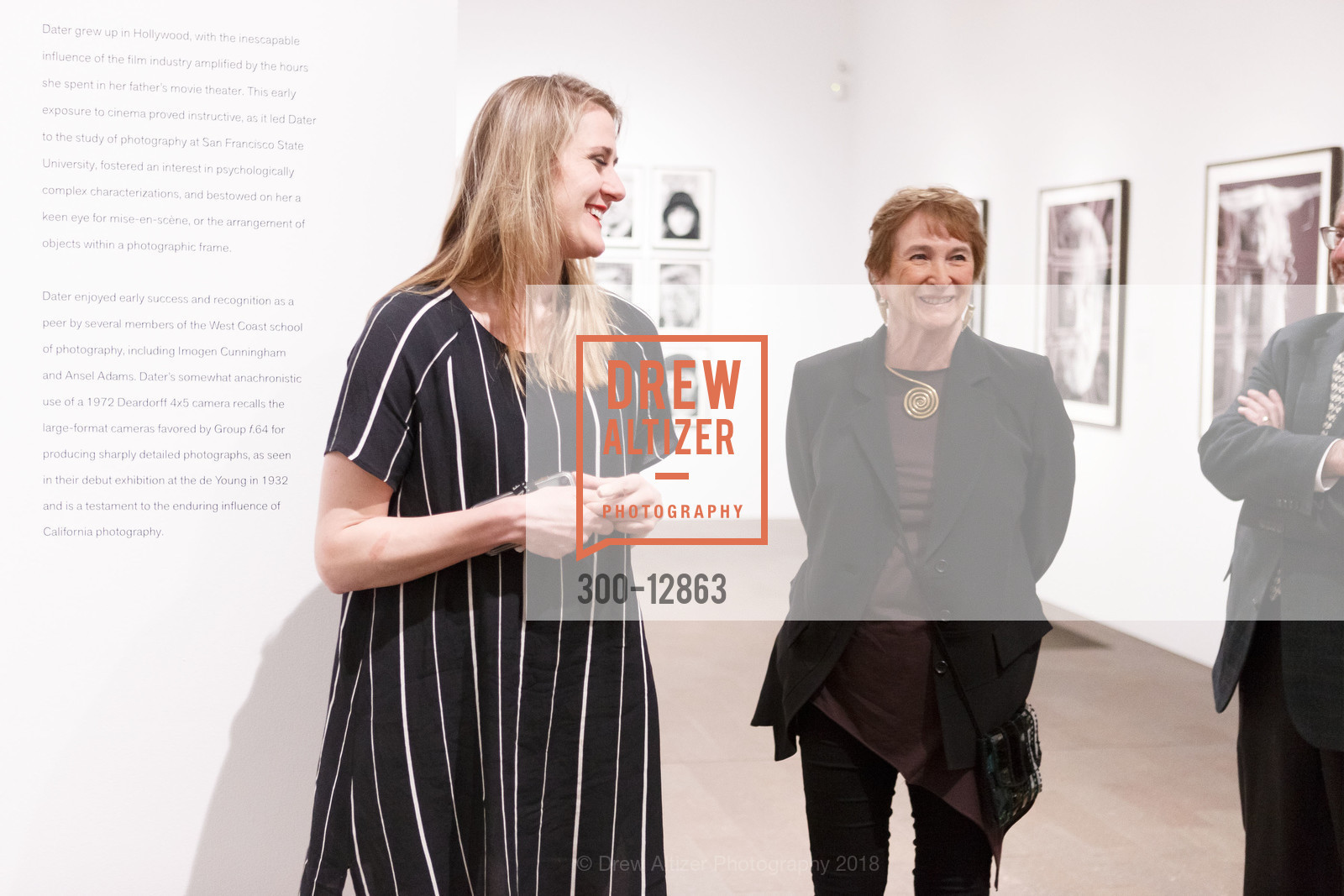 Janna Keegan, Judy Dater, An Evening at the de Young with Judy Dater, de Young Museum. 50 Hagiwara Tea Garden Dr, San Francisco, CA 94118, May 23rd, 2018, Photo #300-12863 Janna Keegan, Judy Dater, Photo #300-12863