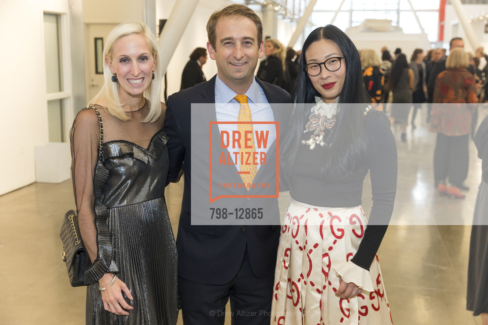 Maria Hemphill, Chris Hemphill, Sonya Yu, 2018 CCA Gala honoring Kay Kimpton Walker, California College of the Arts. 1111 8th Street, May 23rd, 2018, Photo #798-12865 Maria Hemphill, Chris Hemphill, Sonya Yu, Photo #798-12865