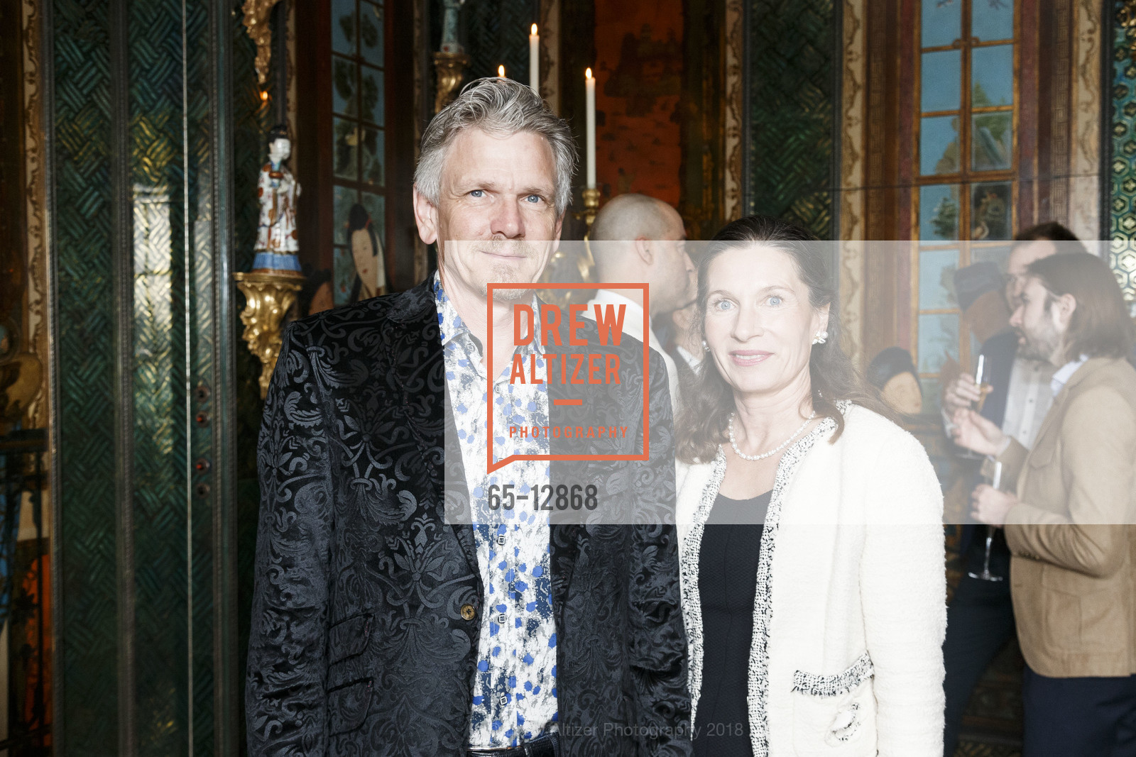 Christopher Seiwald, Trudy Seiwald, Gordon and Ann Getty Host SF Classical Voice, Private Residence, May 23rd, 2018, Photo #65-12868 Christopher Seiwald, Trudy Seiwald, Photo #65-12868