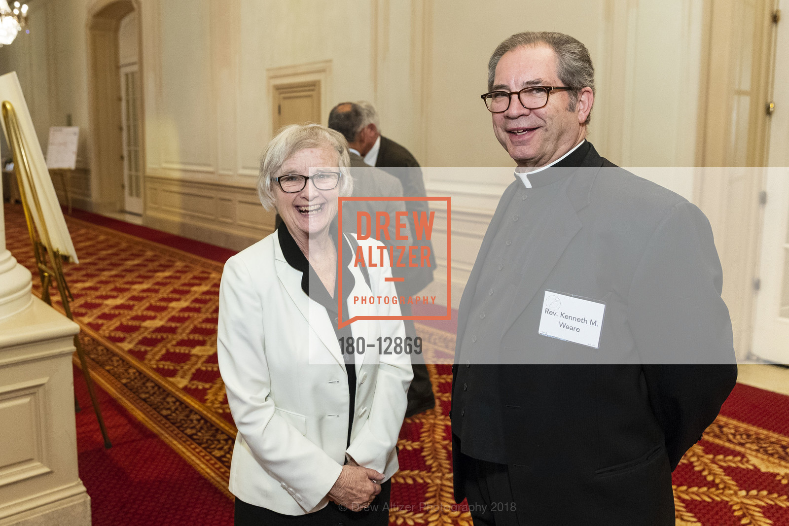 Maureen McInerney, Kenneth Weare, Catholic Charities Loaves & Fishes Awards Dinner and Gala, Palace Hotel. 2 New Montgomery St, May 24th, 2018, Photo #180-12869 Maureen McInerney, Kenneth Weare, Photo #180-12869