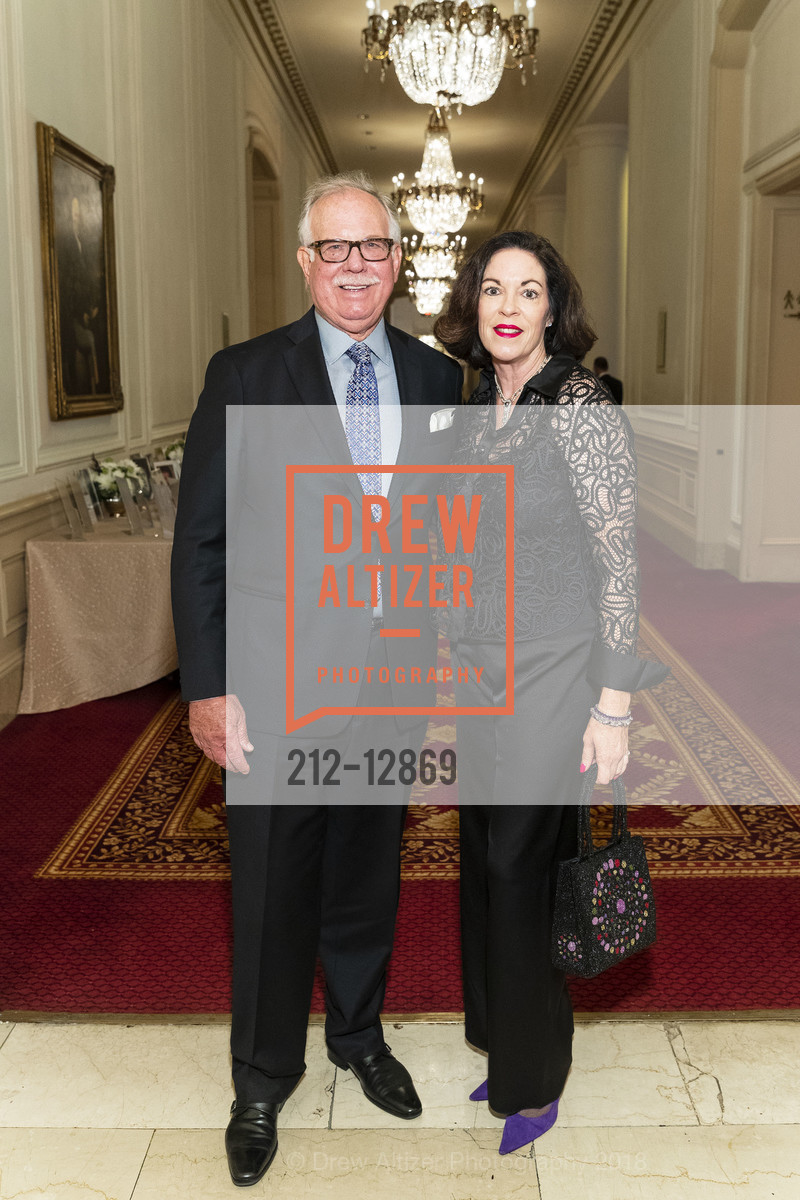 Lou Weller, Marie O'Dea, Catholic Charities Loaves & Fishes Awards Dinner and Gala, Palace Hotel. 2 New Montgomery St, May 24th, 2018, Photo #212-12869 Lou Weller, Marie O'Dea, Photo #212-12869