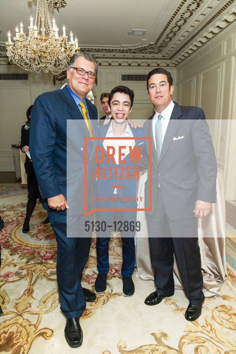 Michael Thoresen, Ethan Bortnick, Steve Molinelli, Catholic Charities Loaves & Fishes Awards Dinner and Gala, Palace Hotel. 2 New Montgomery St, May 24th, 2018, Photo #5130-12869 Michael Thoresen, Ethan Bortnick, Steve Molinelli, Photo #5130-12869