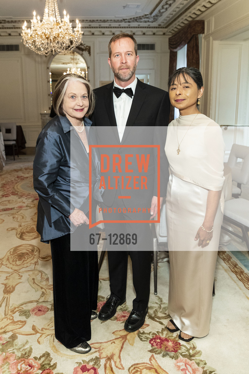 Katie Cardinal, Nathan Reynolds, Jilma Meneses, Catholic Charities Loaves & Fishes Awards Dinner and Gala, Palace Hotel. 2 New Montgomery St, Photo #67-12869 Katie Cardinal, Nathan Reynolds, Jilma Meneses, Photo #67-12869