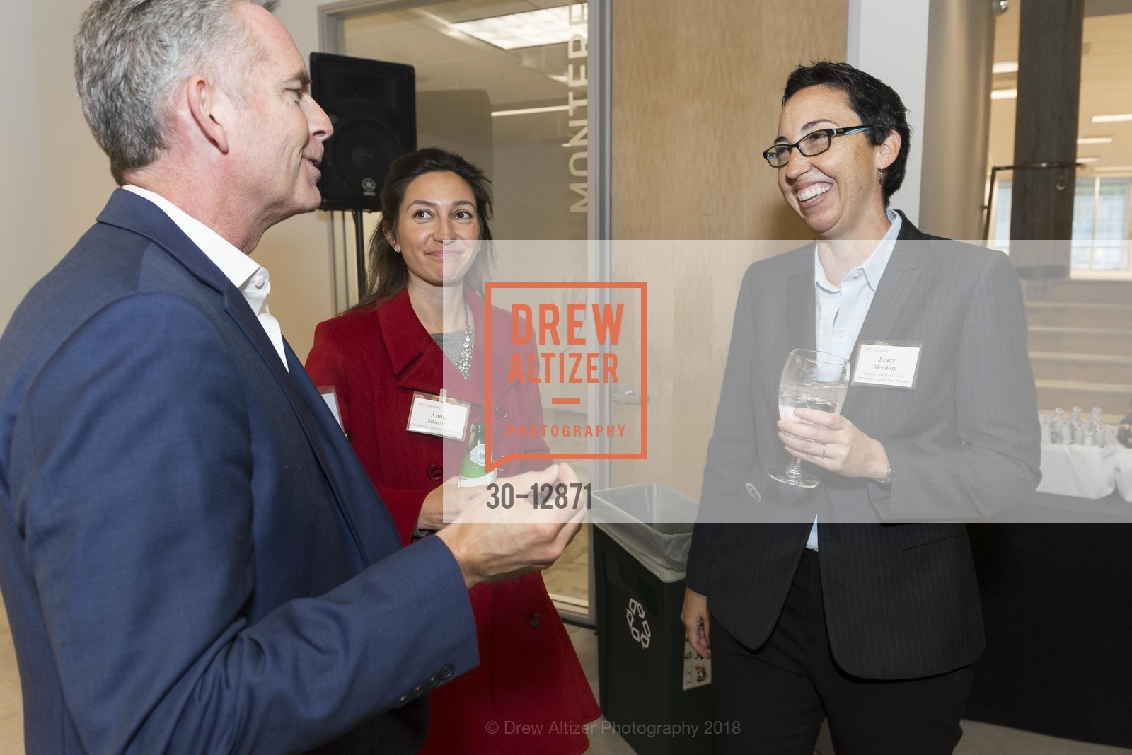 Patrick Nunan, Annie Sibersky, Tracy Mendoza, USC Annenberg Bay Area Reception, 60 Francisco Street, May 24th, 2018, Photo #30-12871 Patrick Nunan, Annie Sibersky, Tracy Mendoza, Photo #30-12871