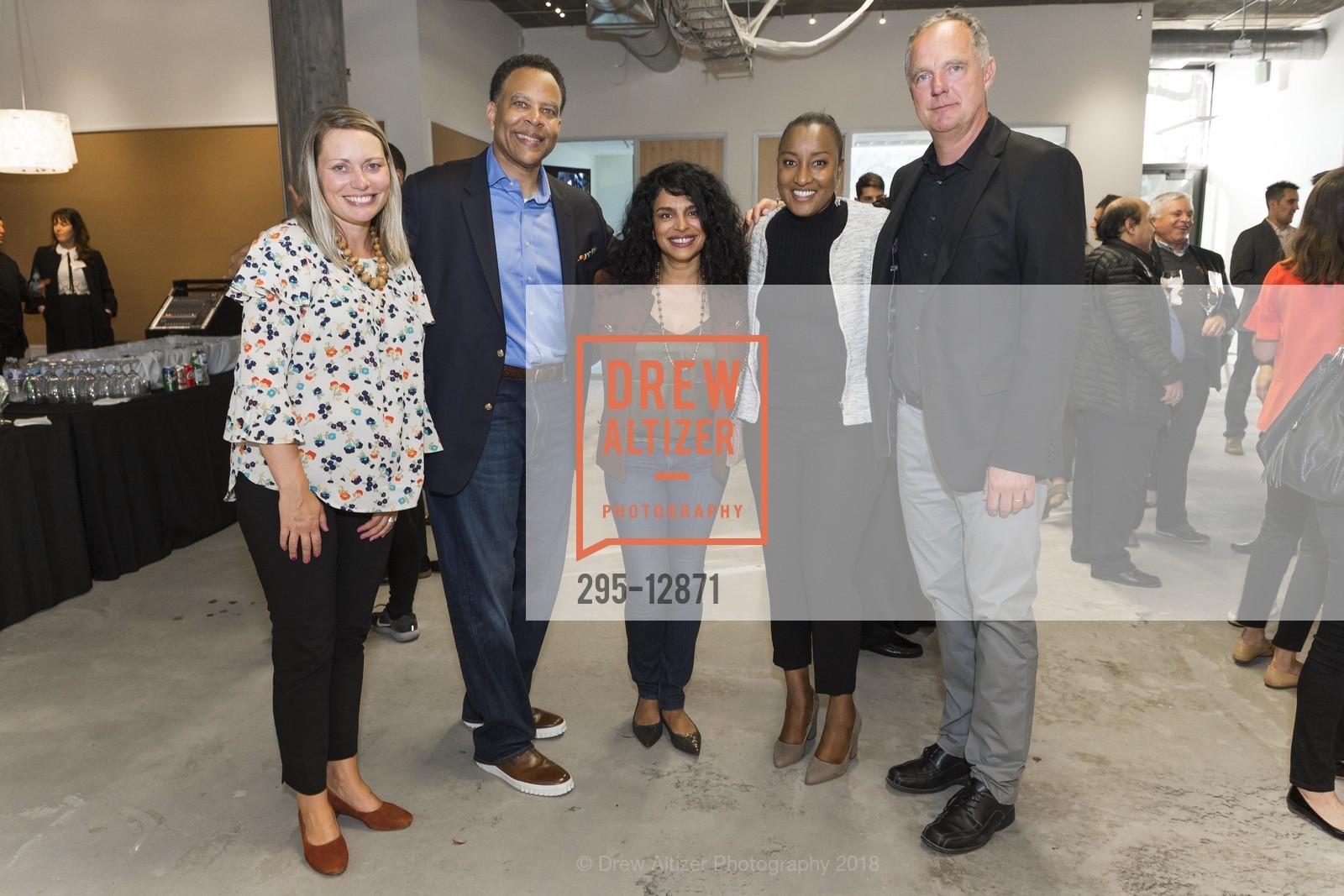 Anne-Sophie Hurst, Christopher Smith, Archie Chattha, MIracle McClain-Bizira, Burghardt Tenderich, USC Annenberg Bay Area Reception, 60 Francisco Street, May 24th, 2018, Photo #295-12871 Anne-Sophie Hurst, Christopher Smith, Archie Chattha, MIracle McClain-Bizira, Burghardt Tenderich, Photo #295-12871