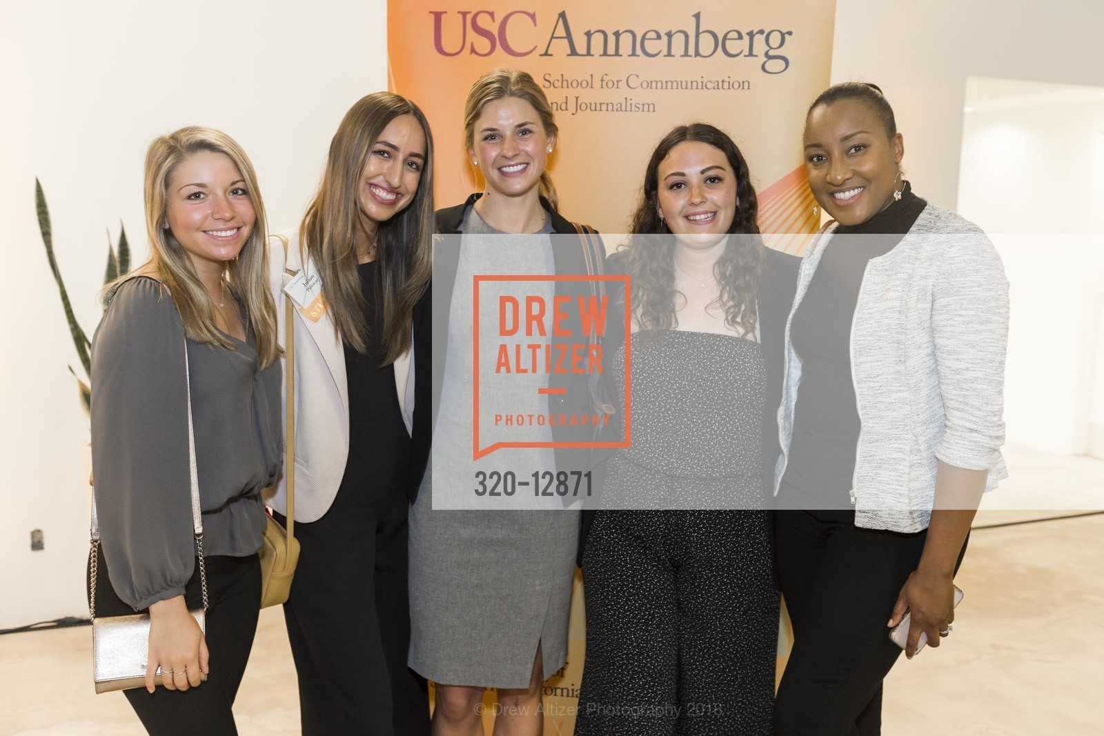 Lauren Sanchez, Julian Punwar, Hannah Leach, Avery Yecies, MIracle McClain-Bizira, USC Annenberg Bay Area Reception, 60 Francisco Street, May 24th, 2018, Photo #320-12871 Lauren Sanchez, Julian Punwar, Hannah Leach, Avery Yecies, MIracle McClain-Bizira, Photo #320-12871