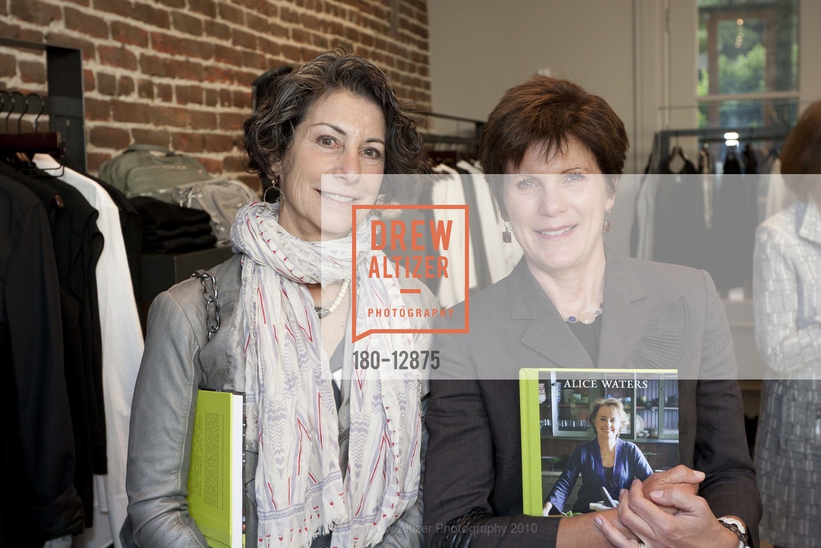 Micki Turner, Kathy Vizas, CARROTS BOUTIQUE Hosts Alice Waters For A Signing Of IN THE GREEN KITCHEN, US, June 30th, 2010, Photo #180-12875 Micki Turner, Kathy Vizas, Photo #180-12875