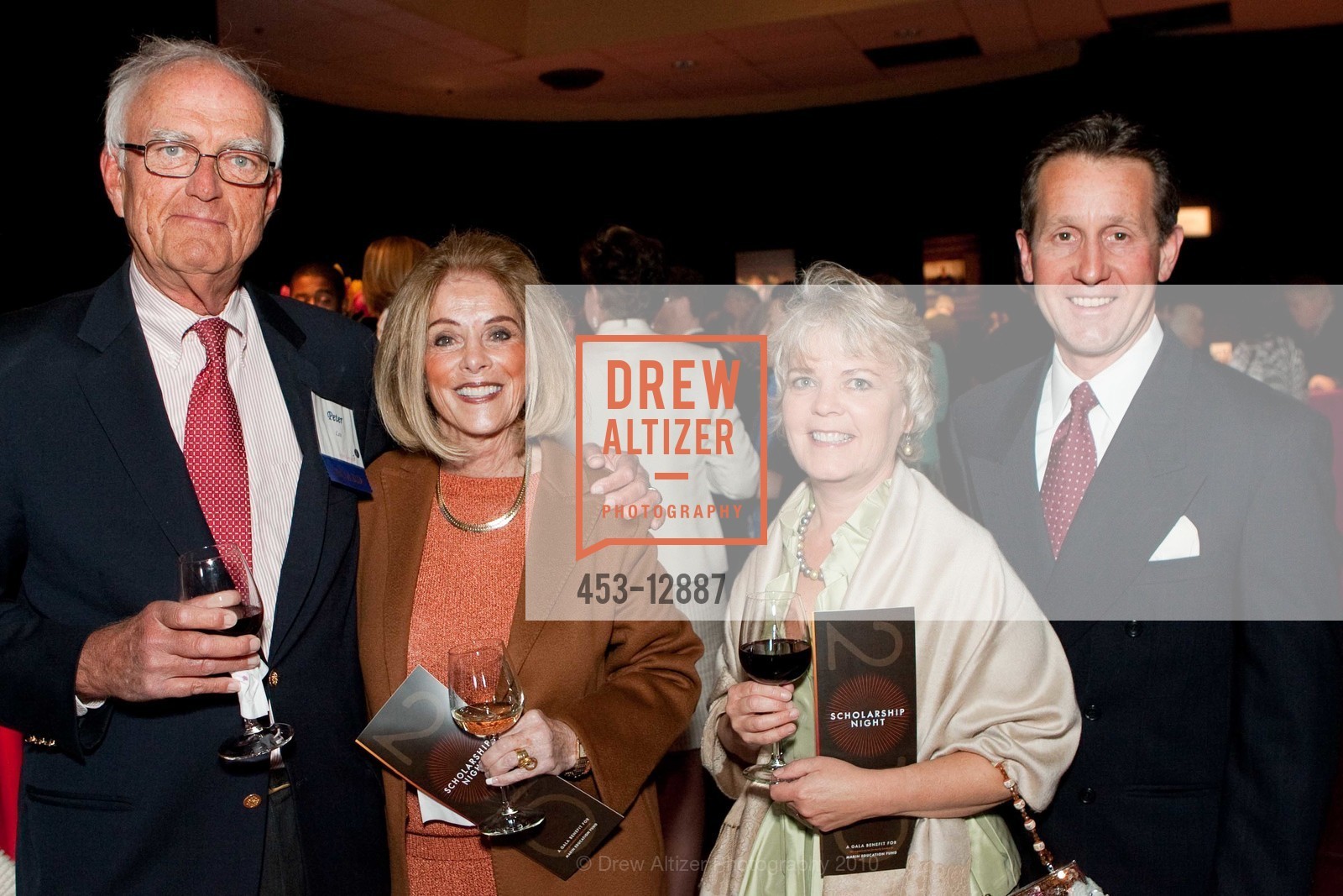 Peter Lee, Frankie Baxter, Carolyn Muir, Kenneth Kuchman, 10,000 Degrees formerly Marin Education Fund Hosts Scholarship Night, US, April 30th, 2010, Photo #453-12887 Peter Lee, Frankie Baxter, Carolyn Muir, Kenneth Kuchman, Photo #453-12887