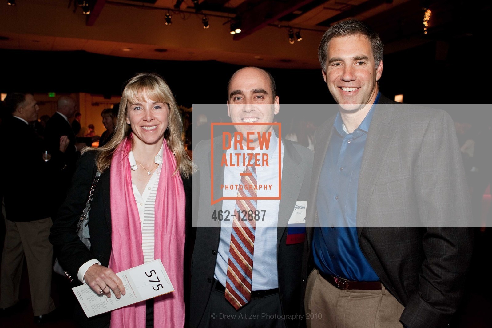 Stephanie Cyr, Graham Brandt, Richard Donick, 10,000 Degrees formerly Marin Education Fund Hosts Scholarship Night, US, April 30th, 2010, Photo #462-12887 Stephanie Cyr, Graham Brandt, Richard Donick, Photo #462-12887