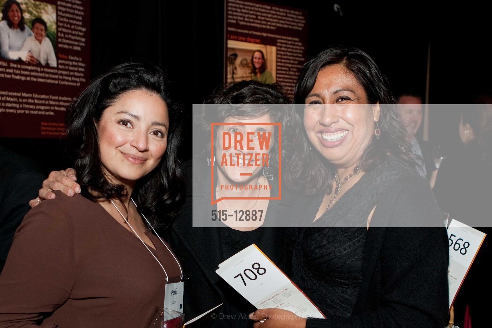 Perla Solares Dana Pepp, Cecilia Castro, 10,000 Degrees formerly Marin Education Fund Hosts Scholarship Night, US, April 30th, 2010, Photo #515-12887 Perla Solares Dana Pepp, Cecilia Castro, Photo #515-12887