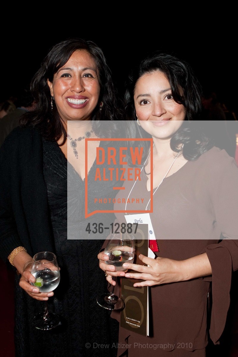 Cecilia Castro, Perla Solares, 10,000 Degrees formerly Marin Education Fund Hosts Scholarship Night, US, April 30th, 2010, Photo #436-12887 Cecilia Castro, Perla Solares, Photo #436-12887