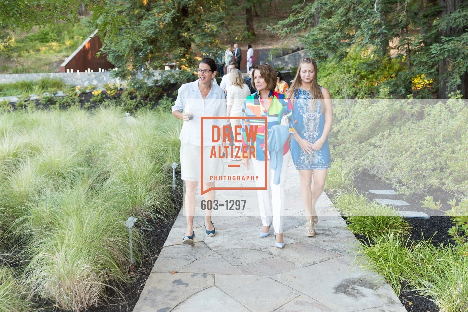 Alexandra Pelosi, Nancy Pelosi, Madeline Prowda, Stonescape 2016, July 9th, 2016, Photo #603-1297 Alexandra Pelosi, Nancy Pelosi, Madeline Prowda, Photo #603-1297