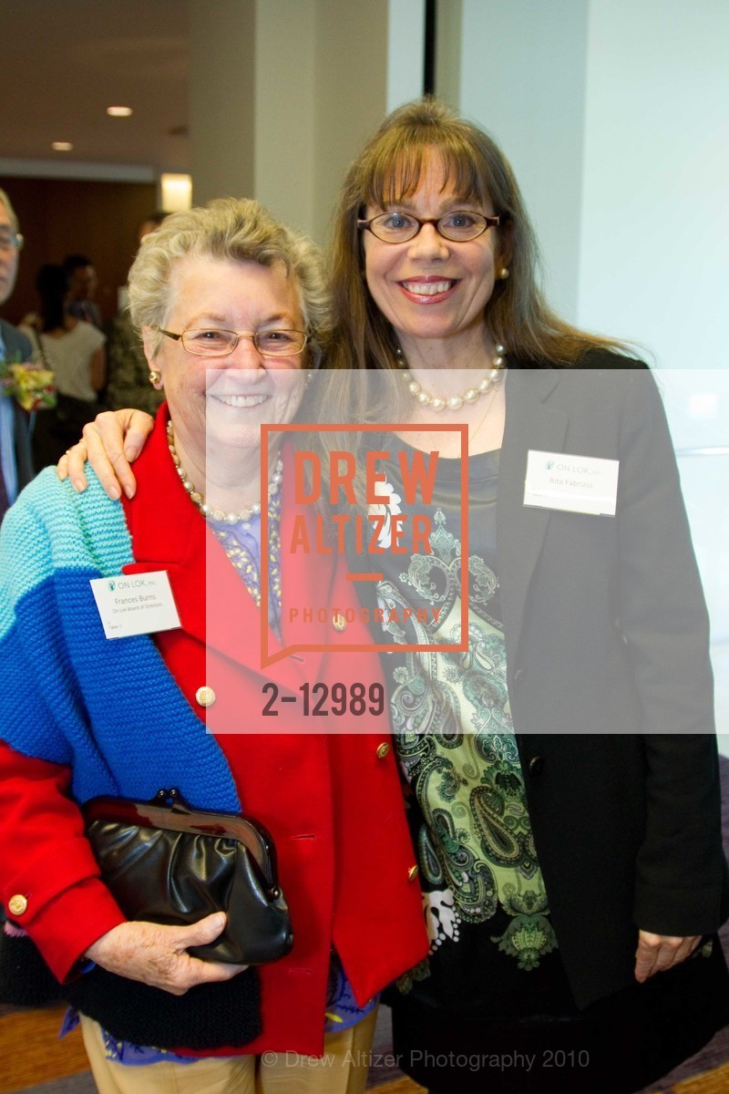 Frances Burns, Rita Fabrizio, On Lok’s 2010 Spring Banquet, US, April 30th, 2010, Photo #2-12989 Frances Burns, Rita Fabrizio, Photo #2-12989