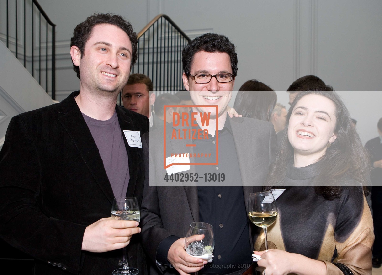Brian Singerman, Eric Ries, Tara Mohr, UP START is a local non profit that supports Jewish entrepreneurs, US, April 30th, 2010, Photo #4402952-13019 Brian Singerman, Eric Ries, Tara Mohr, Photo #4402952-13019