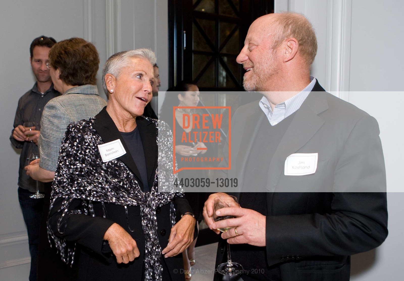 Mem Bernstein, Jim Koshland, UP START is a local non profit that supports Jewish entrepreneurs, US, April 30th, 2010, Photo #4403059-13019 Mem Bernstein, Jim Koshland, Photo #4403059-13019