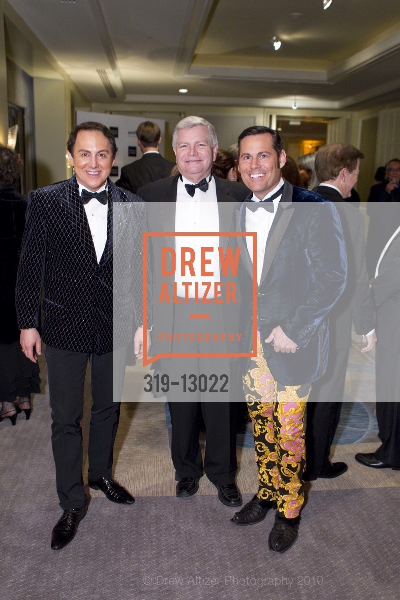 Joel Goodrich, Greg Morey, Mark Calvano, amfAR Gala at Four Seasons Hotel, US, November 14th, 2010, Photo #319-13022 Joel Goodrich, Greg Morey, Mark Calvano, Photo #319-13022
