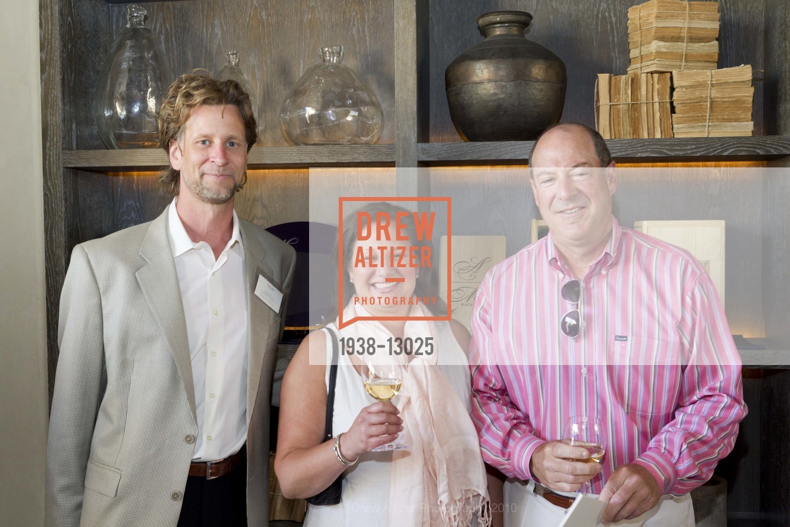 Michael Terrien, Diane Wesley, John Cope, KENZO ESTATE unveiling of winery, vineyard, wine cave, and tasting room, US, July 2nd, 2010, Photo #1938-13025 Michael Terrien, Diane Wesley, John Cope, Photo #1938-13025