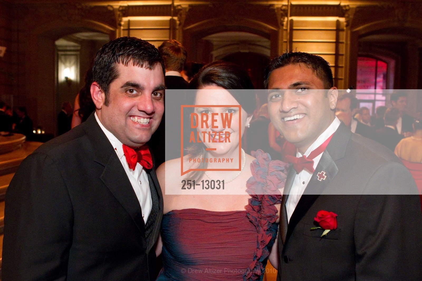 Christopher Contos, Katherine Pellegrini Inglin, Rhagu Shivaram, PAINT THE TOWN RED GALA Benefiting The American Red Cross, US, March 7th, 2010, Photo #251-13031 Christopher Contos, Katherine Pellegrini Inglin, Rhagu Shivaram, Photo #251-13031
