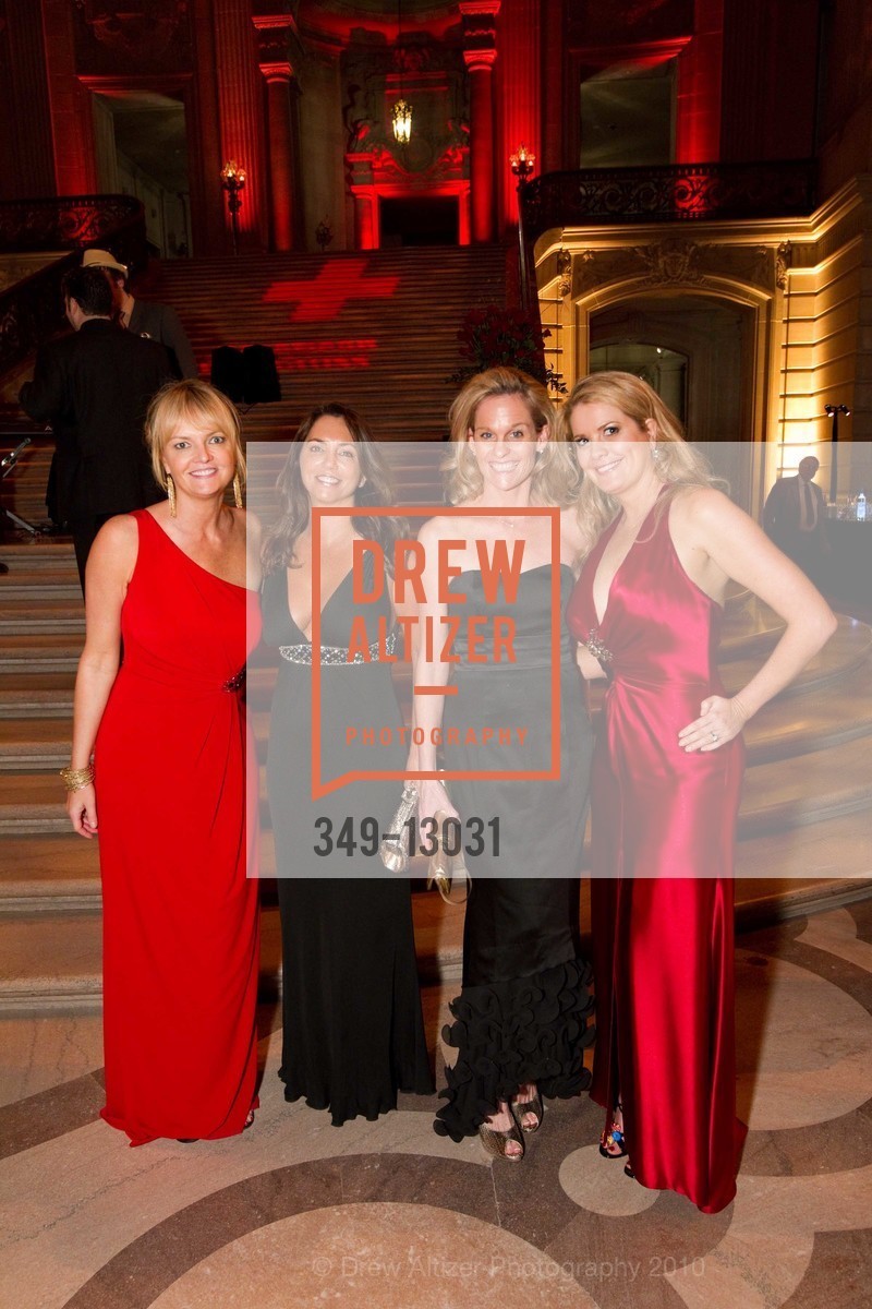 Sarah Lewis, Karen Hout, Hannah Dova, Kelly Grimes, PAINT THE TOWN RED GALA Benefiting The American Red Cross, US, March 7th, 2010, Photo #349-13031 Sarah Lewis, Karen Hout, Hannah Dova, Kelly Grimes, Photo #349-13031