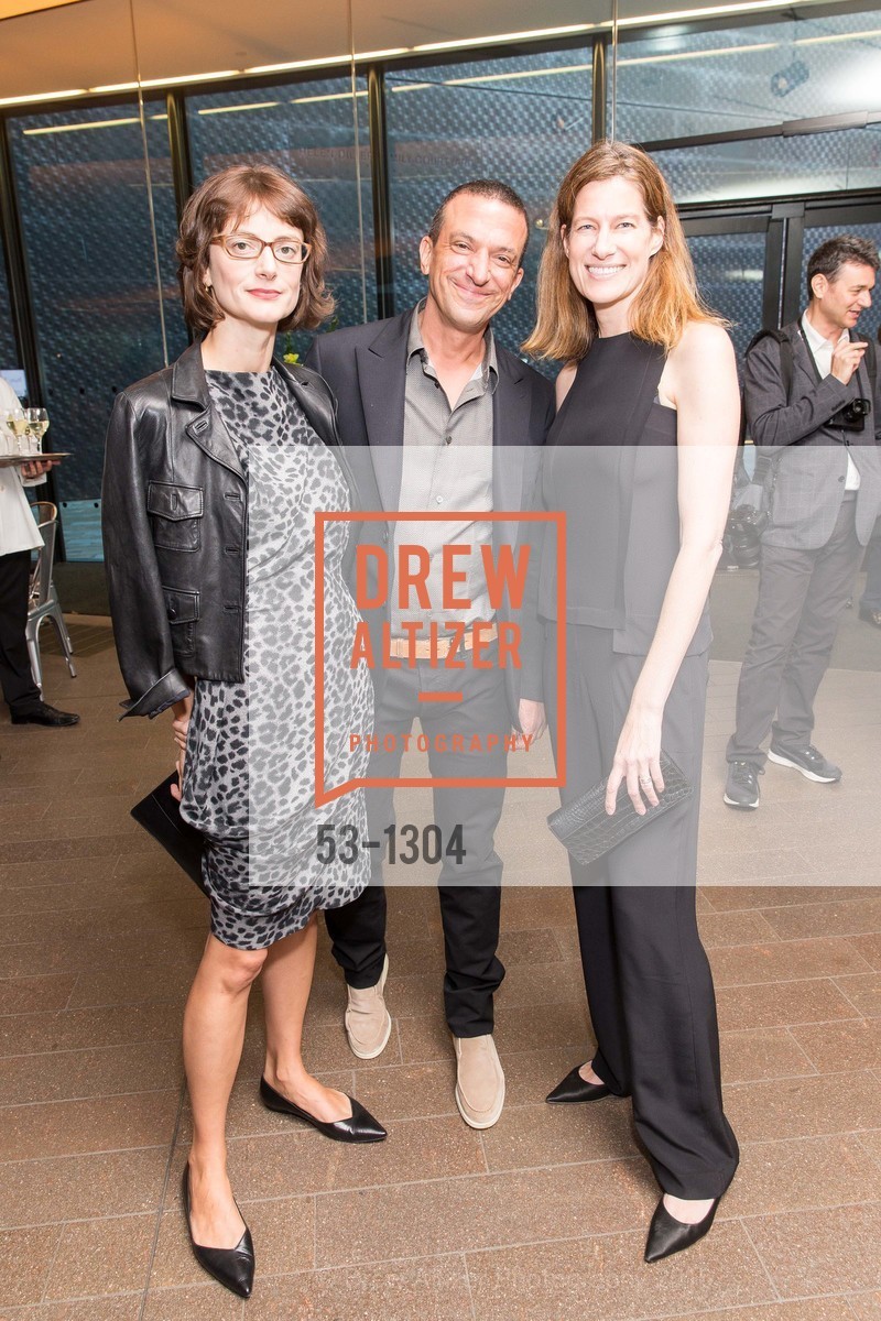 Honor Fraser, Stavros Merjos, Erin Wright, Ed Ruscha and the Great American West Private Dinner, July 13th, 2016, Photo #53-1304 Honor Fraser, Stavros Merjos, Erin Wright, Photo #53-1304