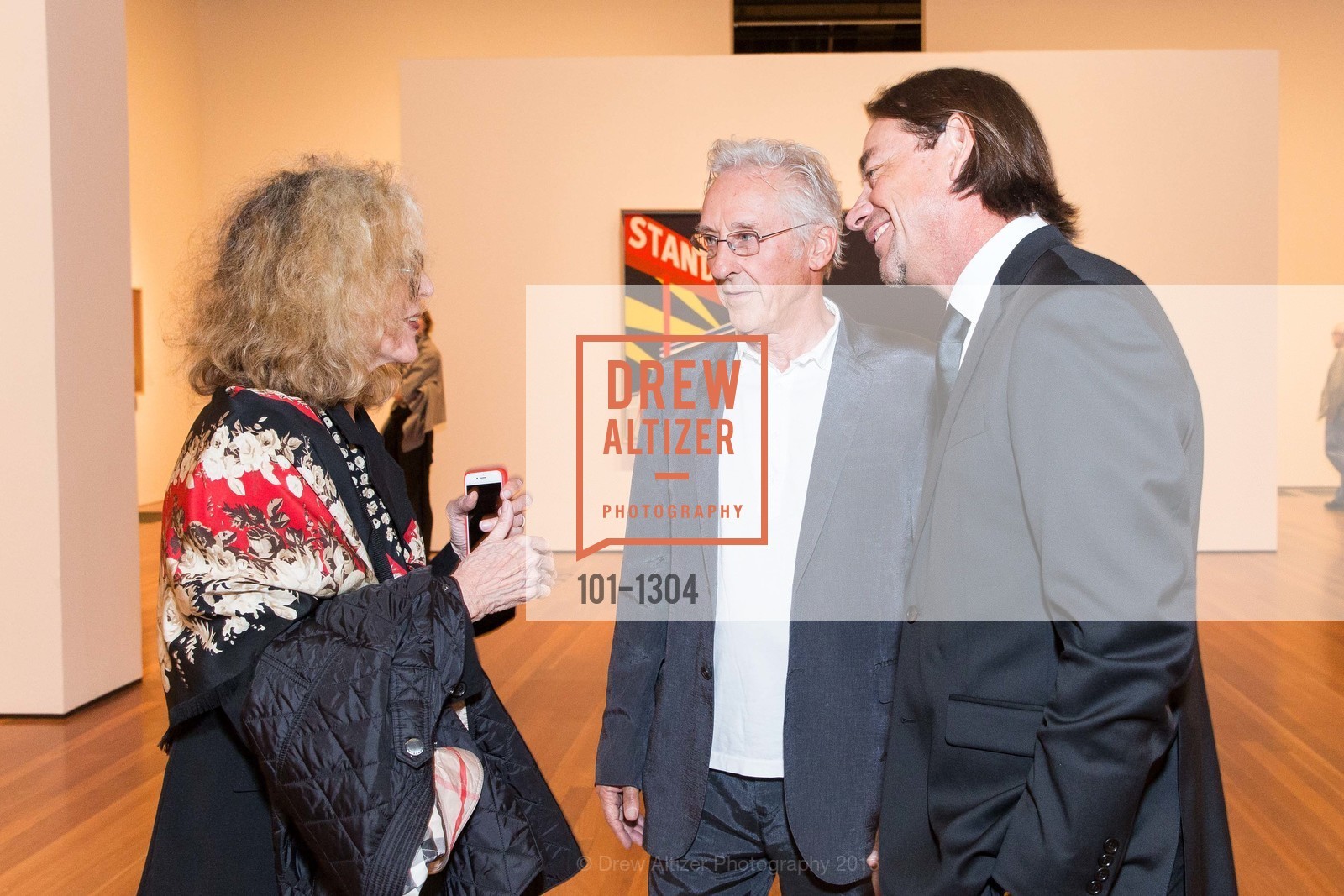 Danna Ruscha, Ed Ruscha, Paul Wattis, Ed Ruscha and the Great American West Private Dinner, July 13th, 2016, Photo #101-1304 Danna Ruscha, Ed Ruscha, Paul Wattis, Photo #101-1304