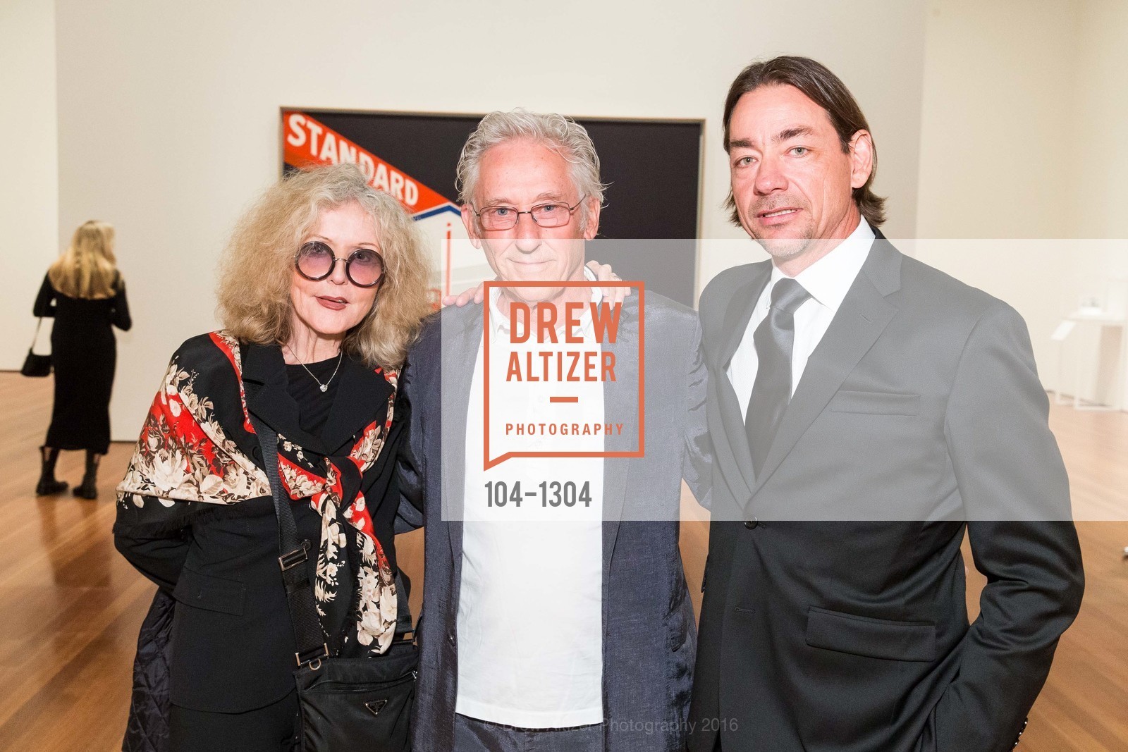 Danna Ruscha, Ed Ruscha, Paul Wattis, Ed Ruscha and the Great American West Private Dinner, July 13th, 2016, Photo #104-1304 Danna Ruscha, Ed Ruscha, Paul Wattis, Photo #104-1304