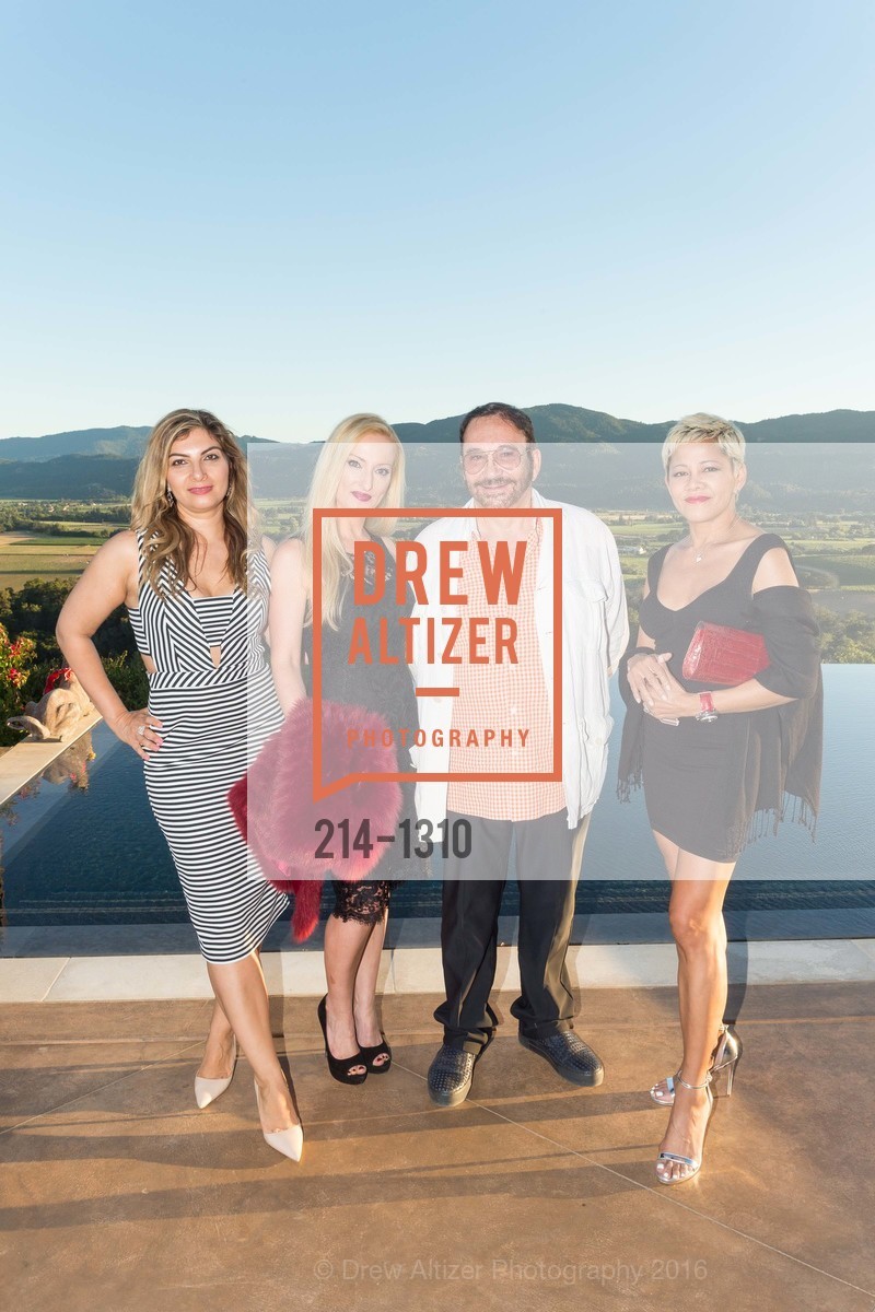 Jenny Levin, Brandie Dixon, Jose Nazar, Serry Osmena, Festival Napa Valley Patron Dinner at Round Hill Estate, 101 Rutherford Hill Road, July 19th, 2016, Photo #214-1310 Jenny Levin, Brandie Dixon, Jose Nazar, Serry Osmena, Photo #214-1310