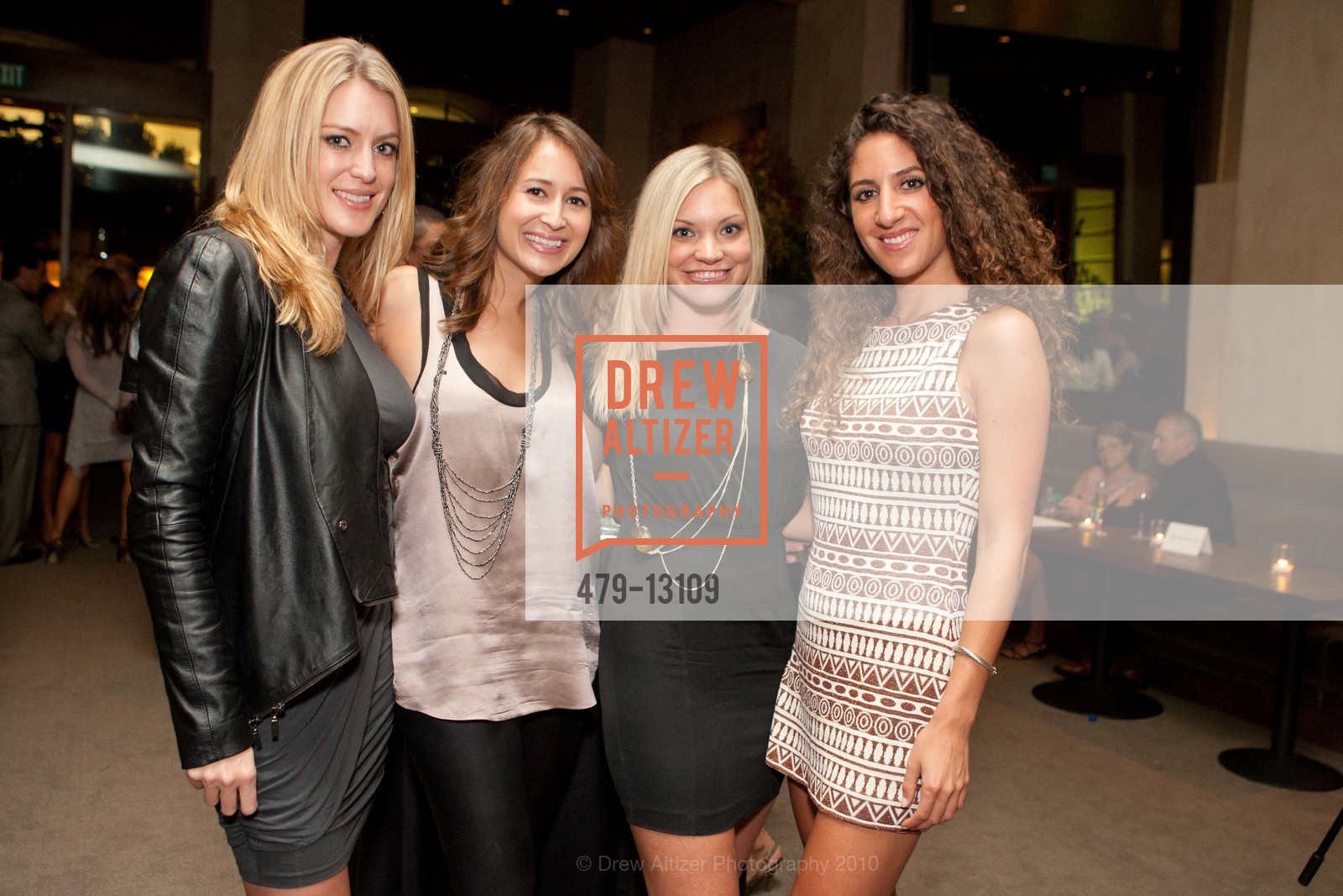 Stephanie Garrigus, Erica Campbell, Jacqueline Quantrell, Laurie Colangeli, Grand Opening Parties for MICHAEL MINA at 252 California St, US, October 15th, 2010, Photo #479-13109 Stephanie Garrigus, Erica Campbell, Jacqueline Quantrell, Laurie Colangeli, Photo #479-13109