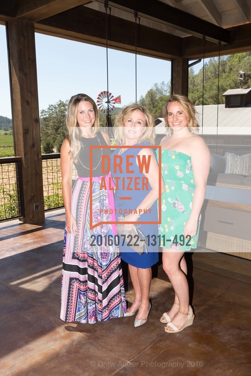 Erica Davis, Sandy Davis, Kara Davis, Festival Napa Valley: Bulgari Luncheon at Davis Estates, 4060 SILVERADO TRAIL, July 22nd, 2016, Photo #20160722-1311-492 Erica Davis, Sandy Davis, Kara Davis, Photo #20160722-1311-492