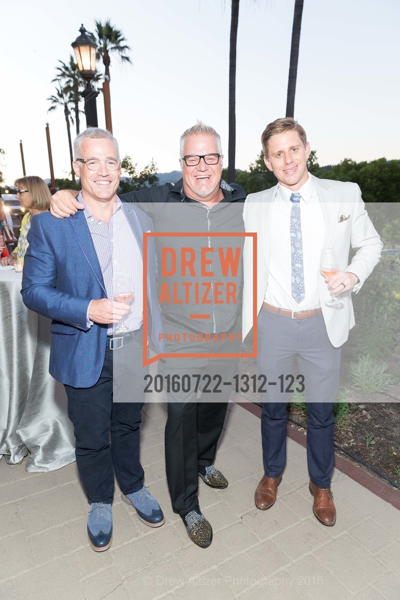 Mike Casey, Doug White, Brent Pennington, Festival Napa Valley Patron Dinner at The Culinary Institute of America, 2555 Main Street, July 22nd, 2016, Photo #20160722-1312-123 Mike Casey, Doug White, Brent Pennington, Photo #20160722-1312-123
