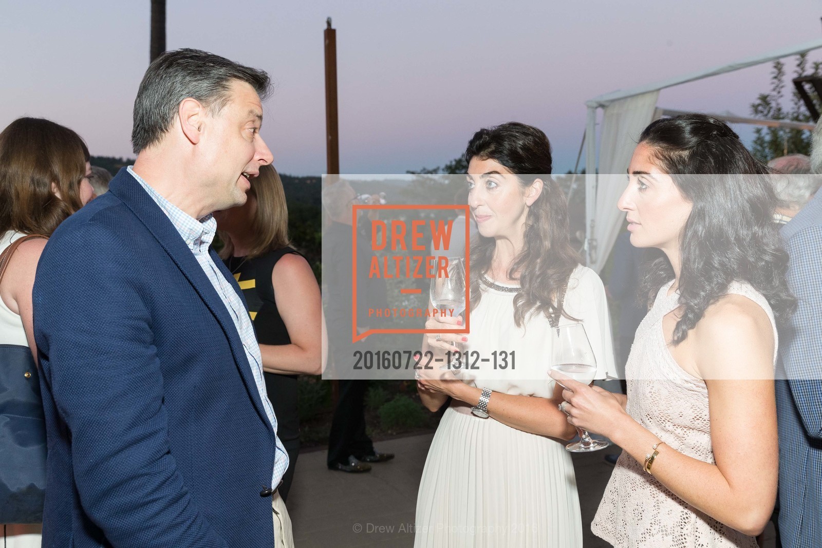 Charles Letourneau, Maria Castellucci, Angela Longyear, Festival Napa Valley Patron Dinner at The Culinary Institute of America, 2555 Main Street, July 22nd, 2016, Photo #20160722-1312-131 Charles Letourneau, Maria Castellucci, Angela Longyear, Photo #20160722-1312-131
