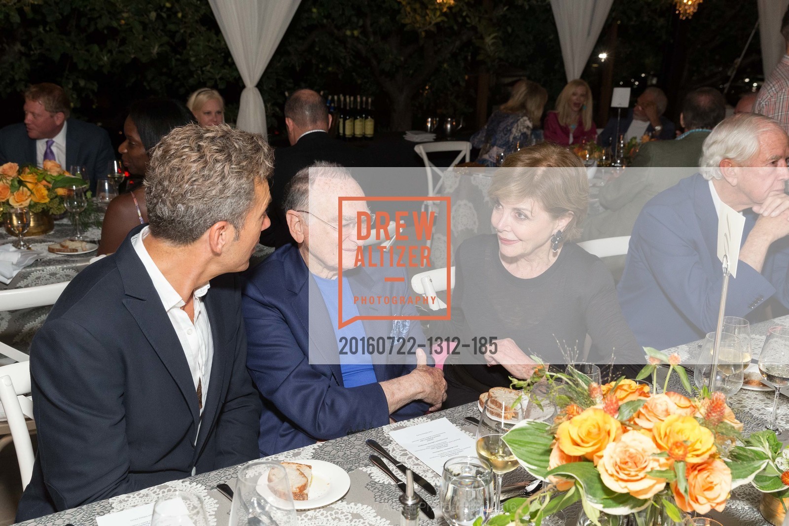 Jan Shrem, Merle Mullin, Festival Napa Valley Patron Dinner at The Culinary Institute of America, 2555 Main Street, July 22nd, 2016, Photo #20160722-1312-185 Jan Shrem, Merle Mullin, Photo #20160722-1312-185