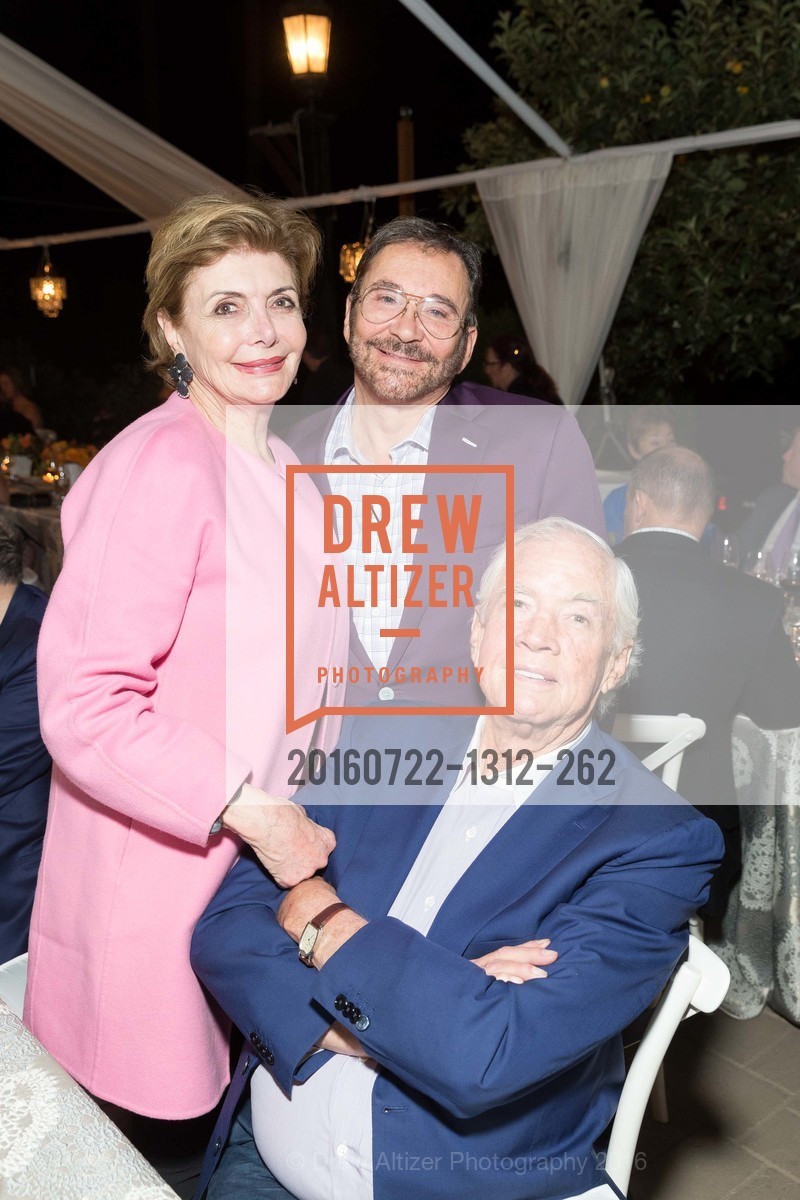 Merle Mullin, Jose Luis Nazar, Peter Mullin, Festival Napa Valley Patron Dinner at The Culinary Institute of America, The Culinary Institute of America. 2555 Main Street, July 22nd, 2016