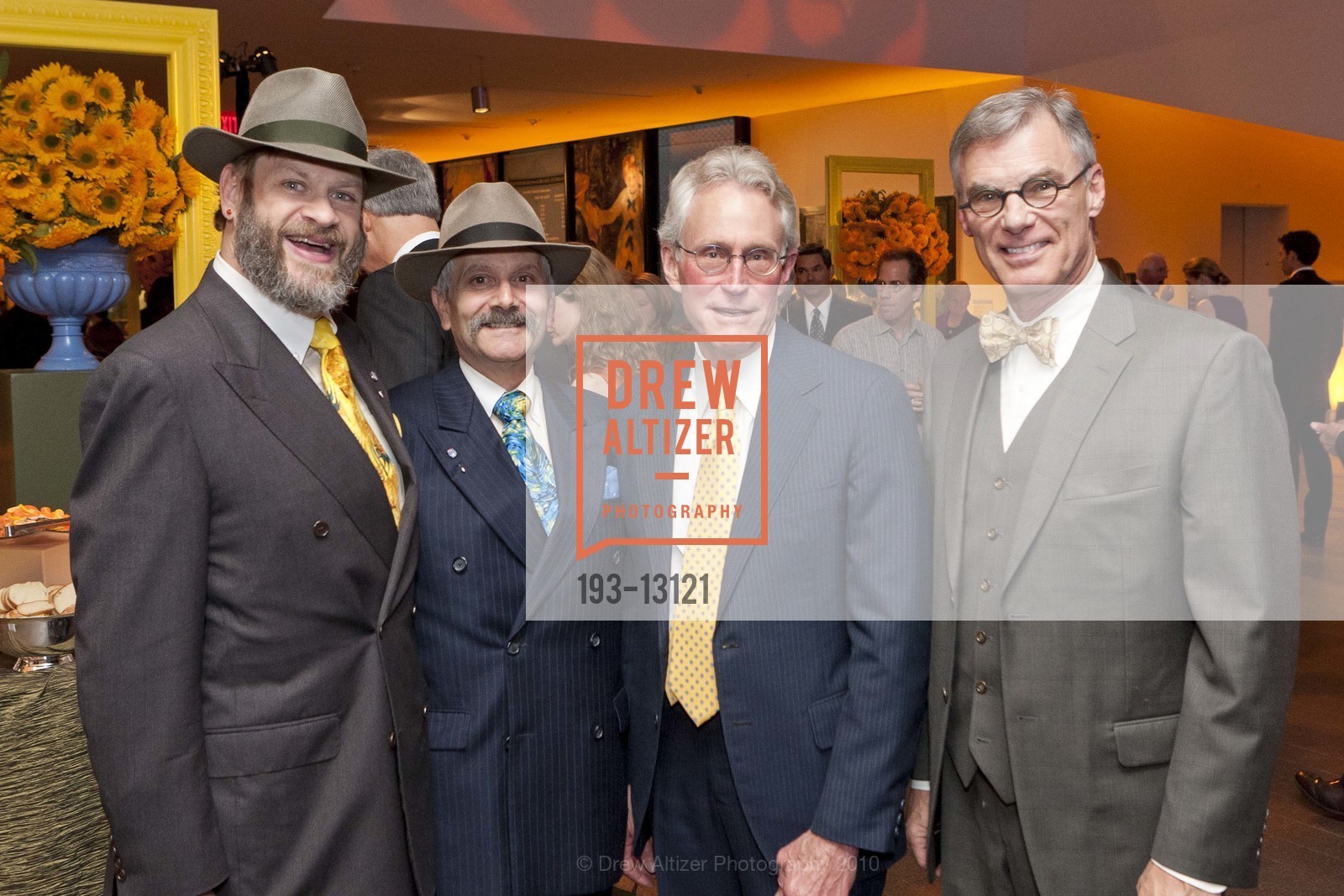 David Laudon, Randy Laroche, Edwin Waite, Davidson Bidwell, Musee d'Orsay Donor's Gala at the DeYoung Museum, US, May 30th, 2010, Photo #193-13121 David Laudon, Randy Laroche, Edwin Waite, Davidson Bidwell, Photo #193-13121